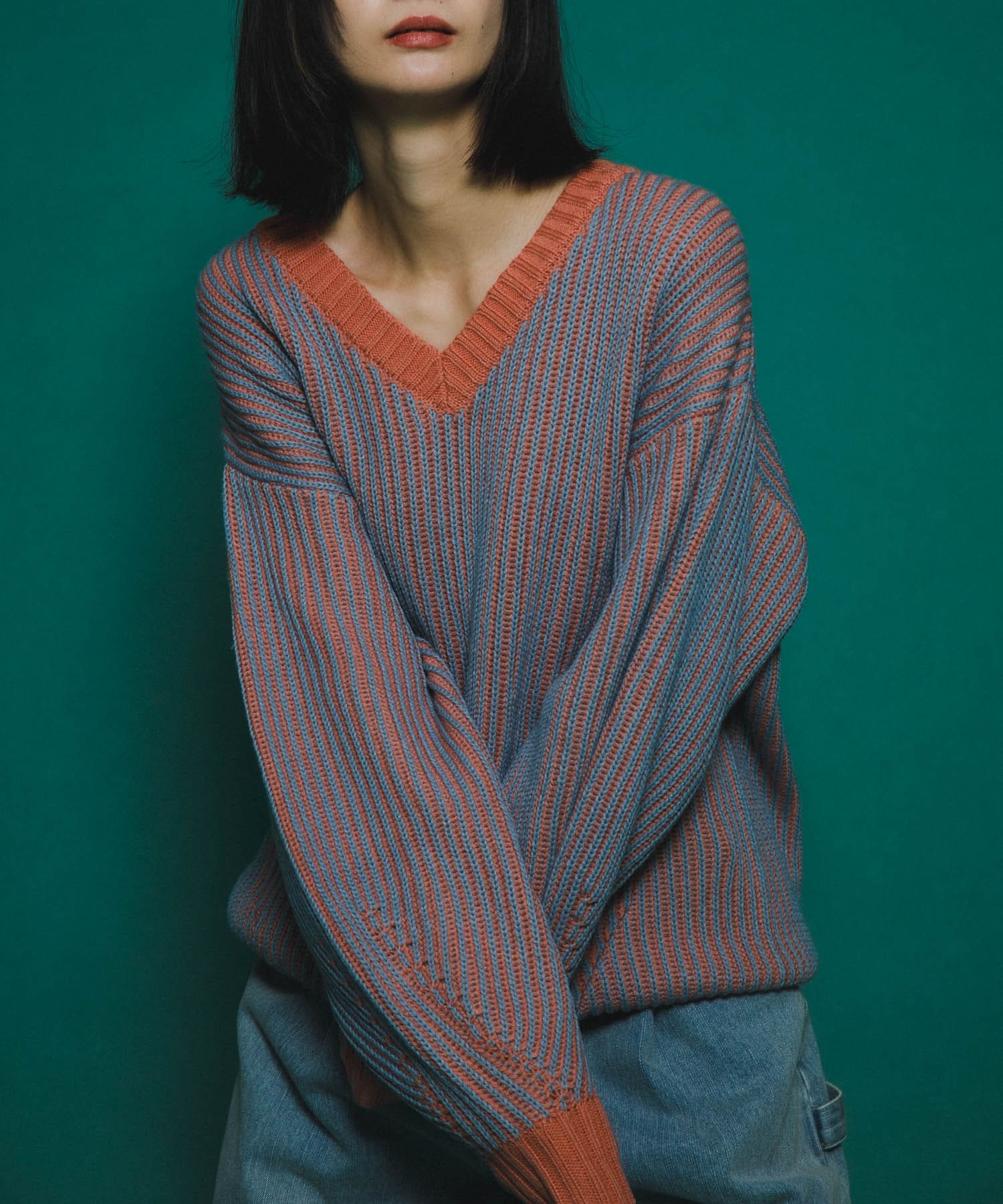 身長：159cm サイズ：one