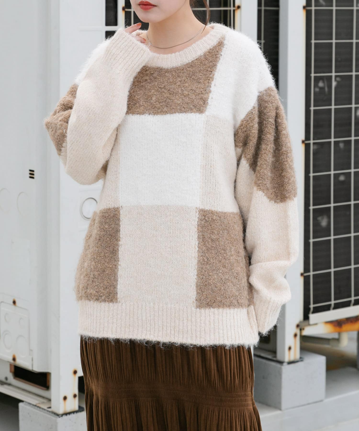 身長：160cm サイズ：one