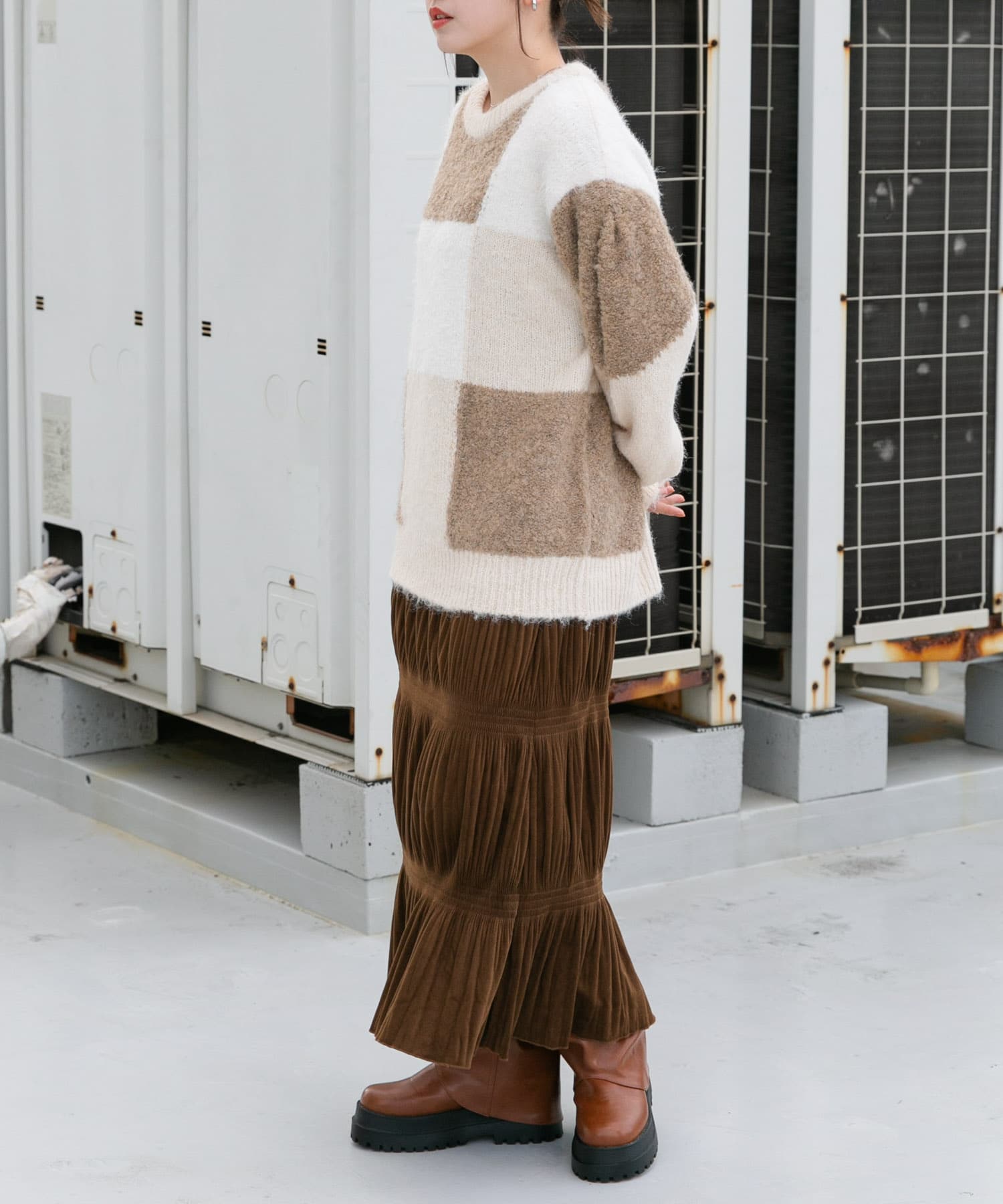 身長：160cm サイズ：one