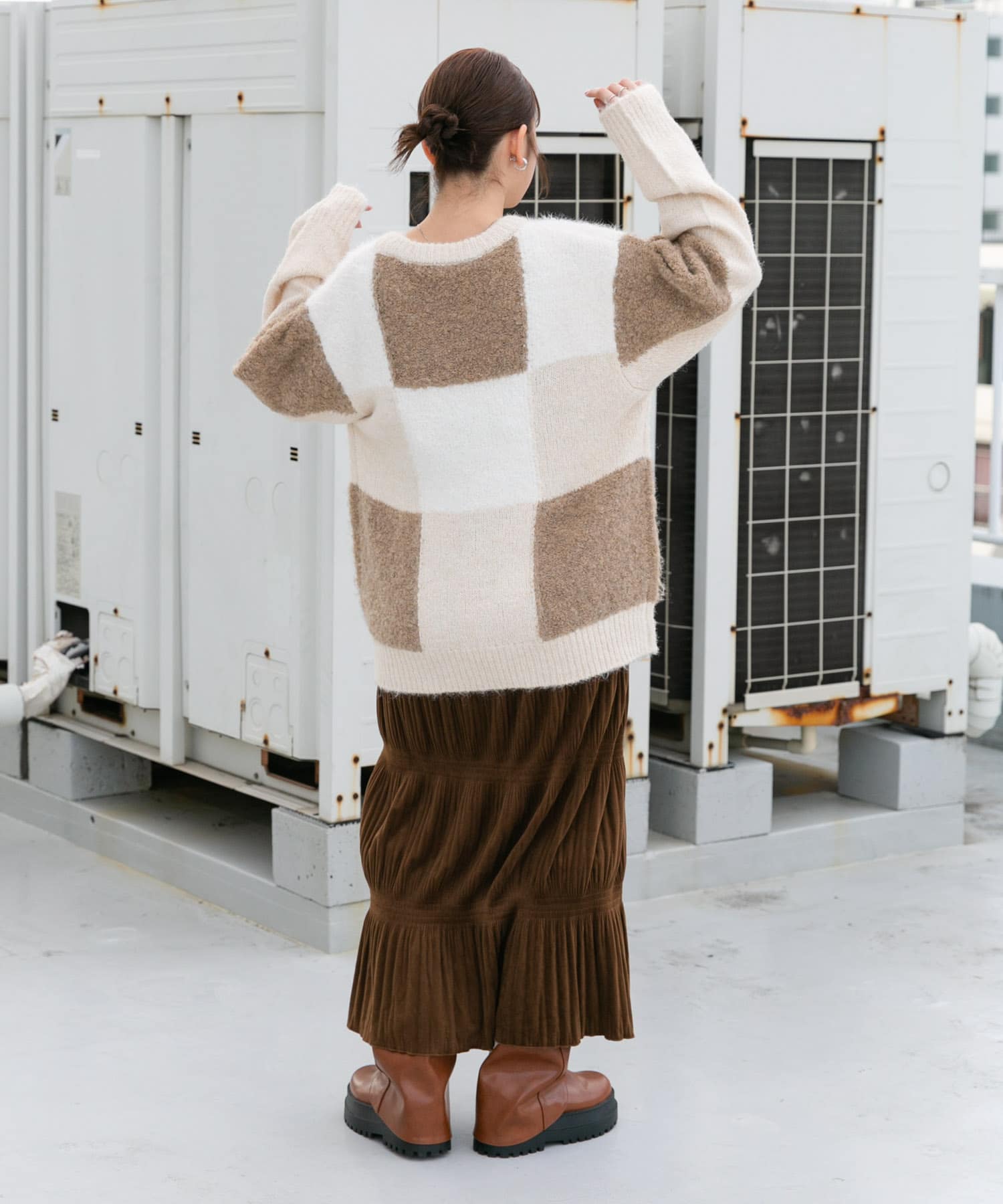 身長：160cm サイズ：one