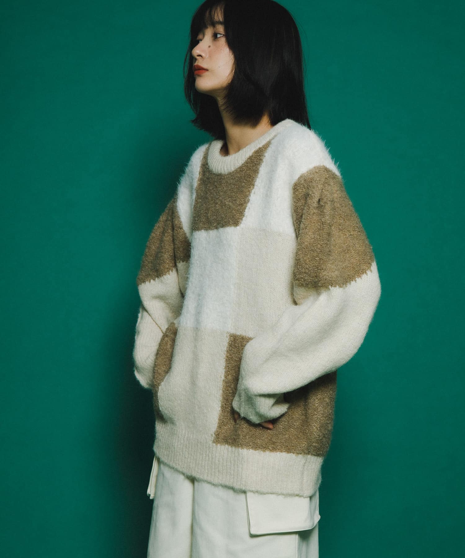 身長：159cm サイズ：one