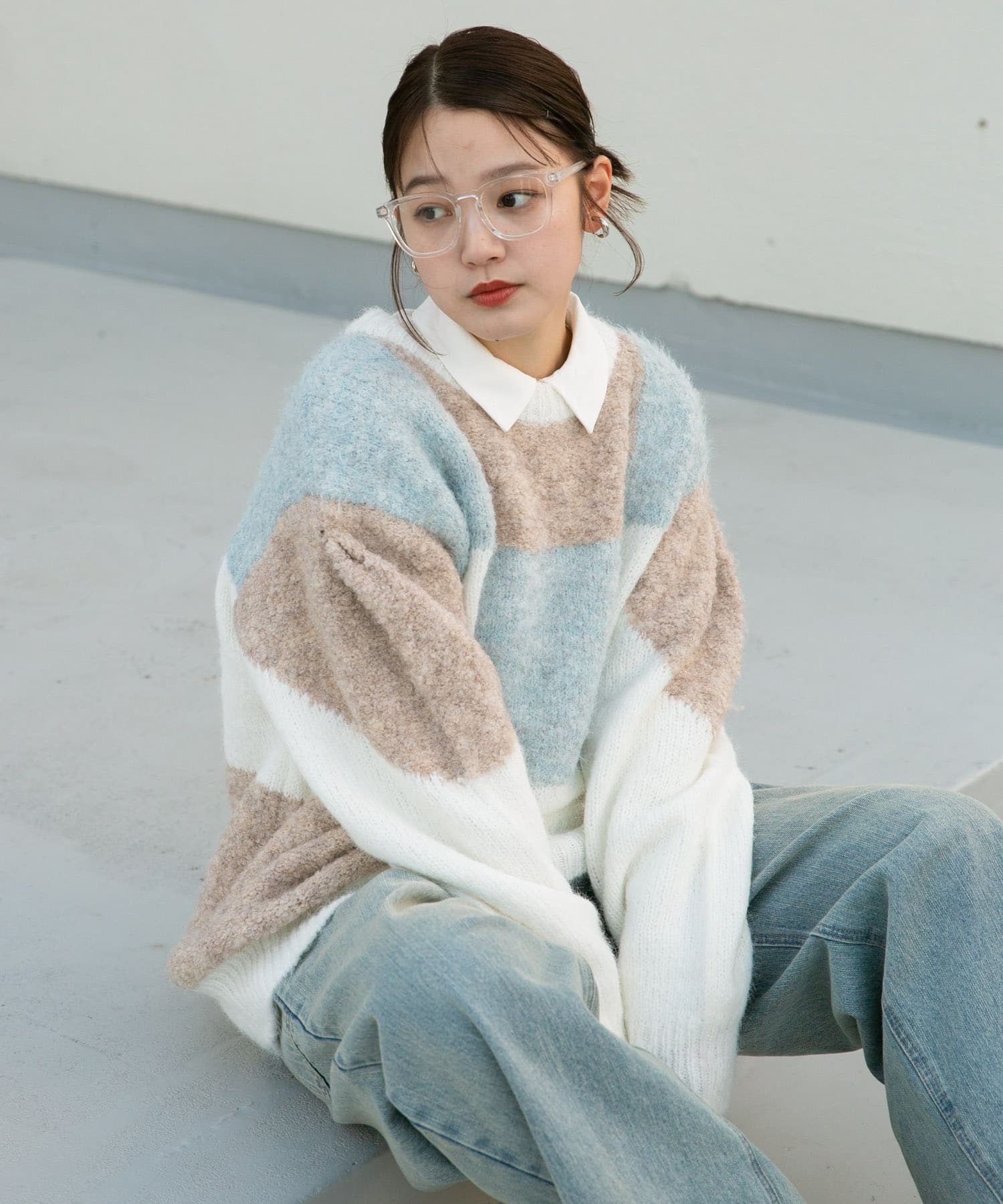 身長：160cm サイズ：one