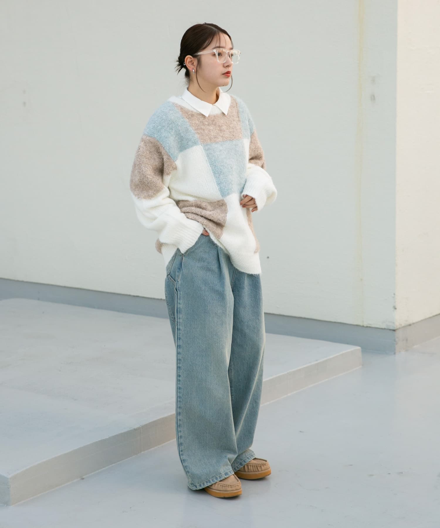 身長：160cm サイズ：one