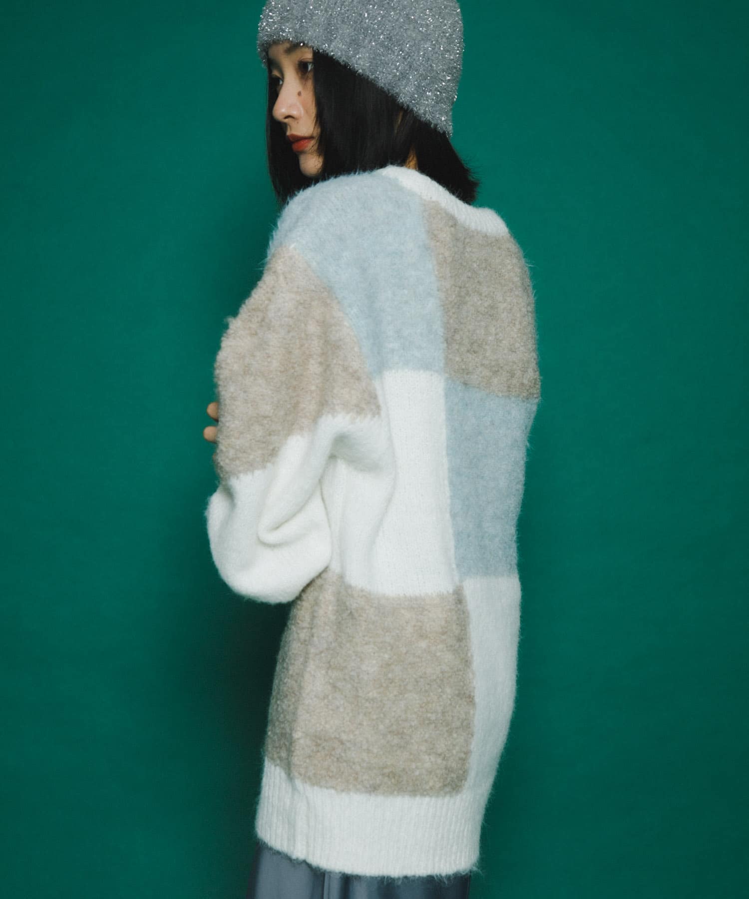 身長：159cm サイズ：one