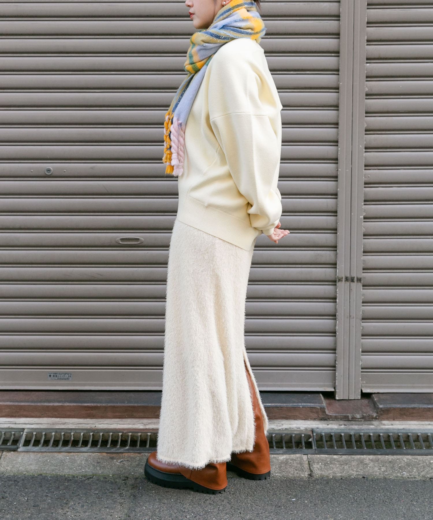 身長：160cm サイズ：one