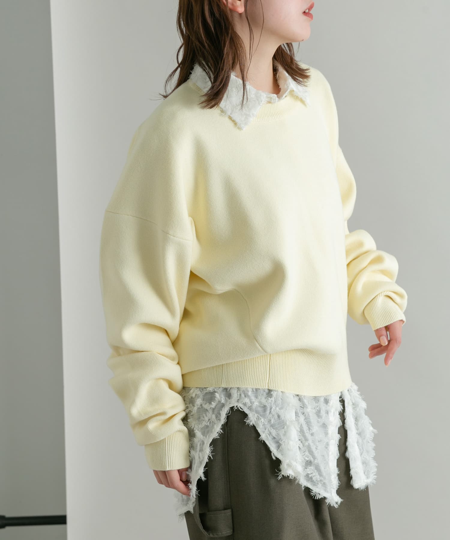 身長：160cm サイズ：one