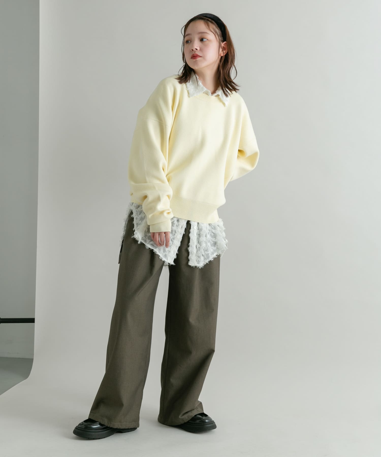 身長：160cm サイズ：one