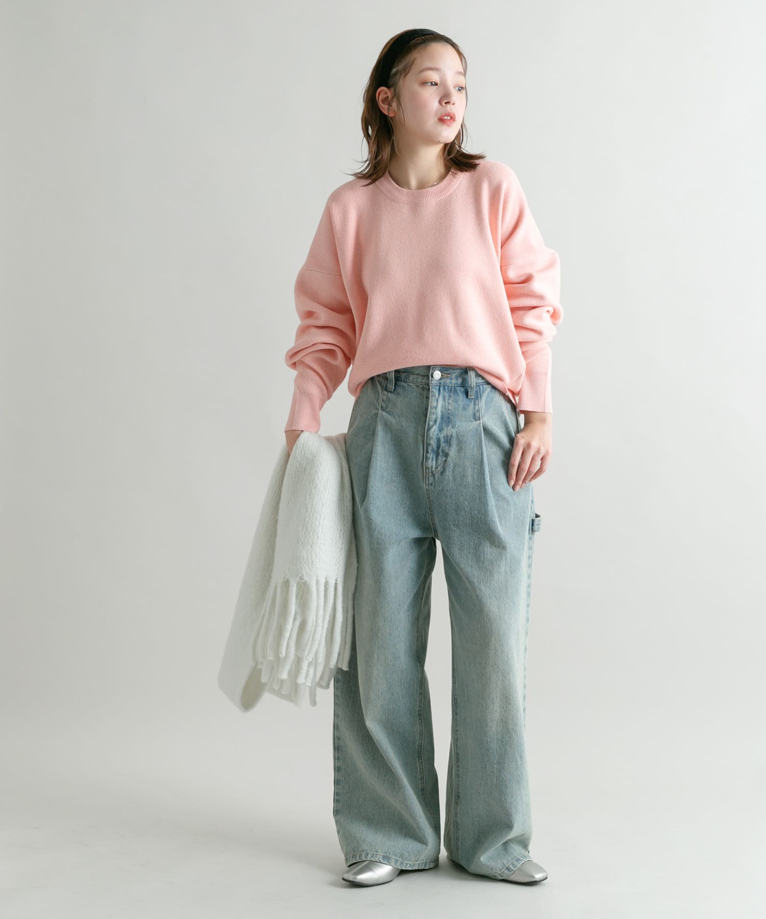 身長：160cm サイズ：one