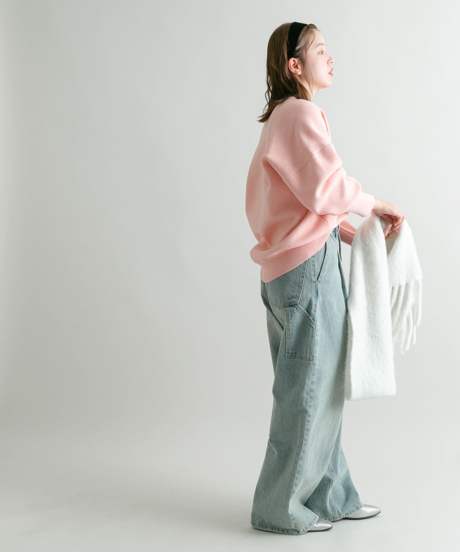 身長：160cm サイズ：one