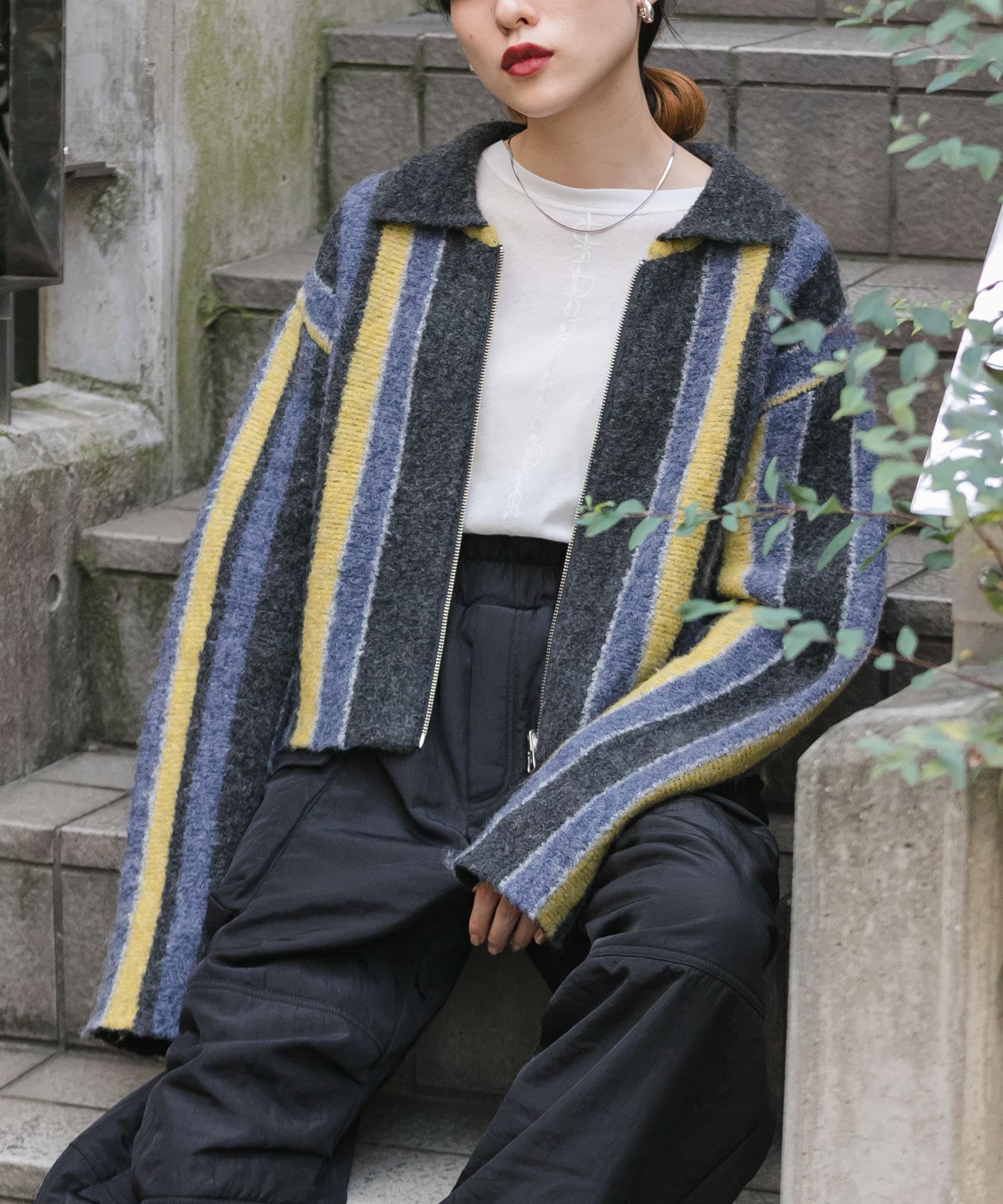 身長：160cm サイズ：one