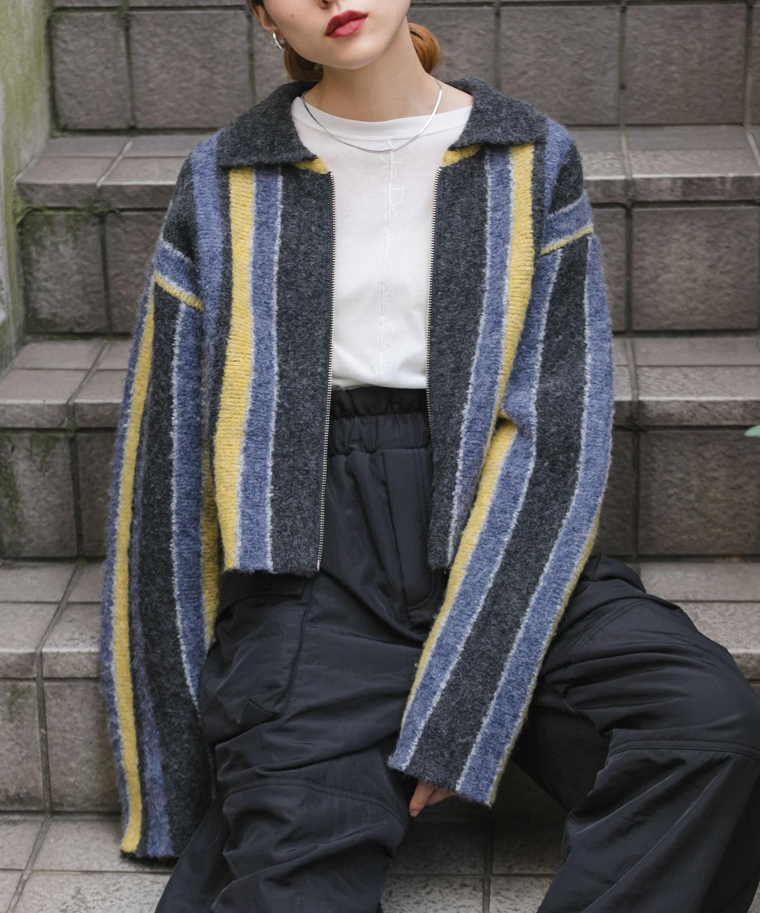 身長：160cm サイズ：one