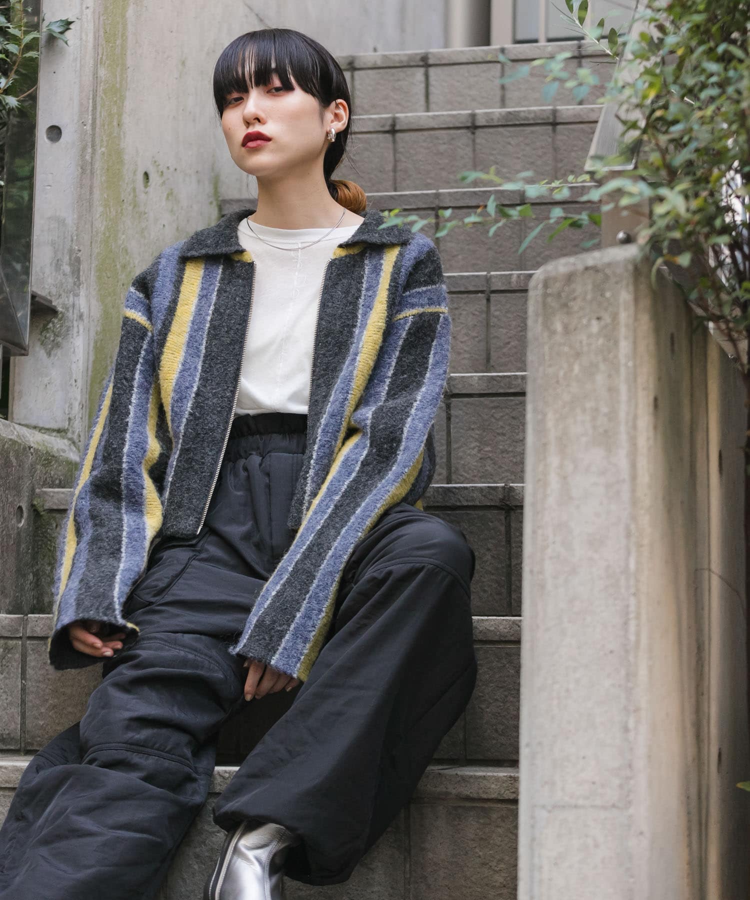 身長：160cm サイズ：one