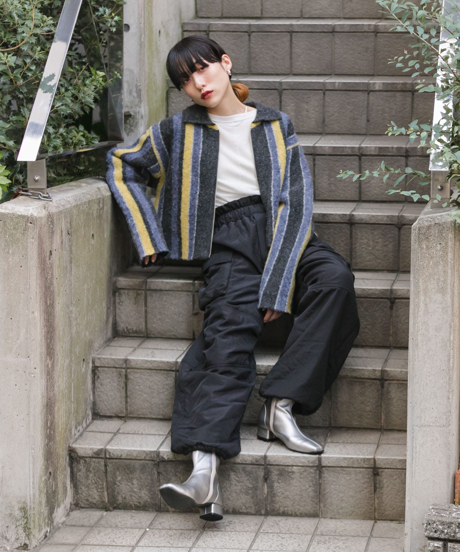 身長：160cm サイズ：one