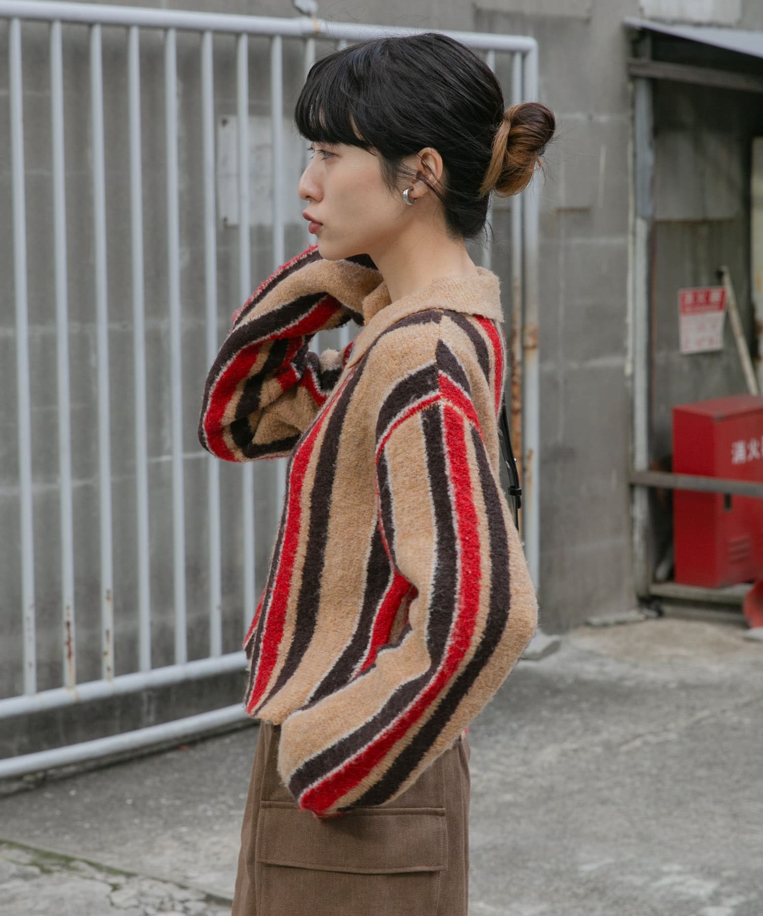 身長：160cm サイズ：one