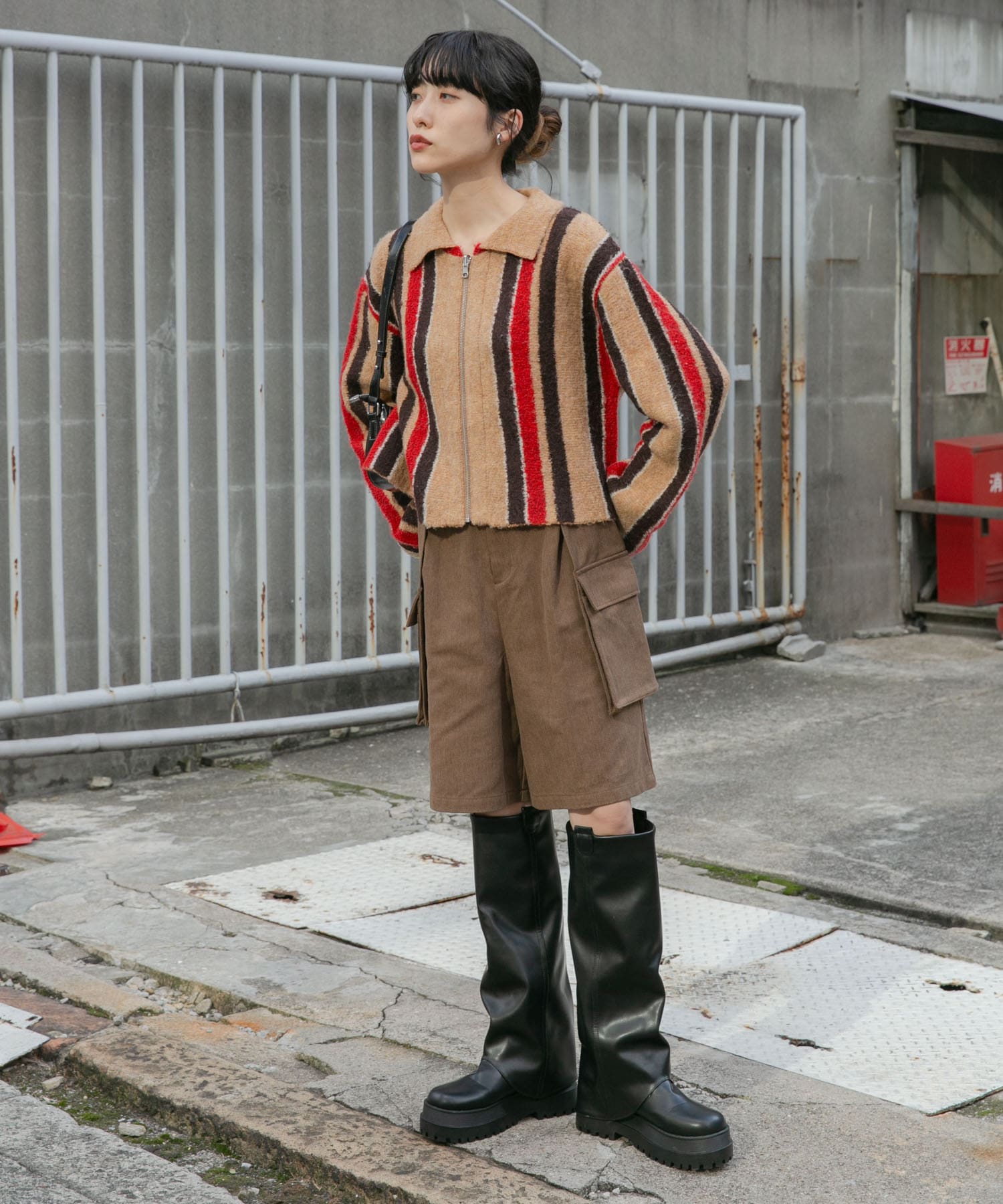 身長：160cm サイズ：one