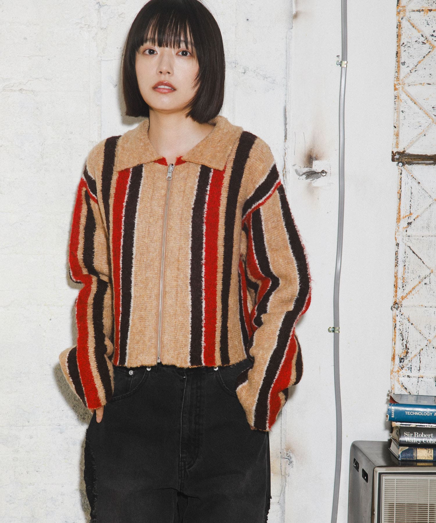 身長：168cm サイズ：one