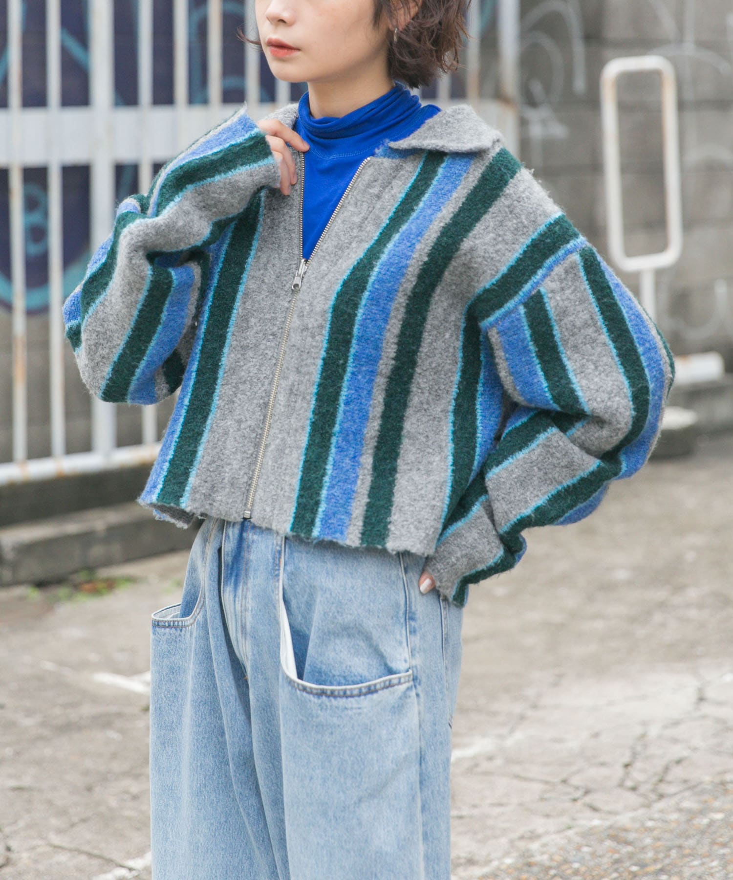 身長：160cm サイズ：one