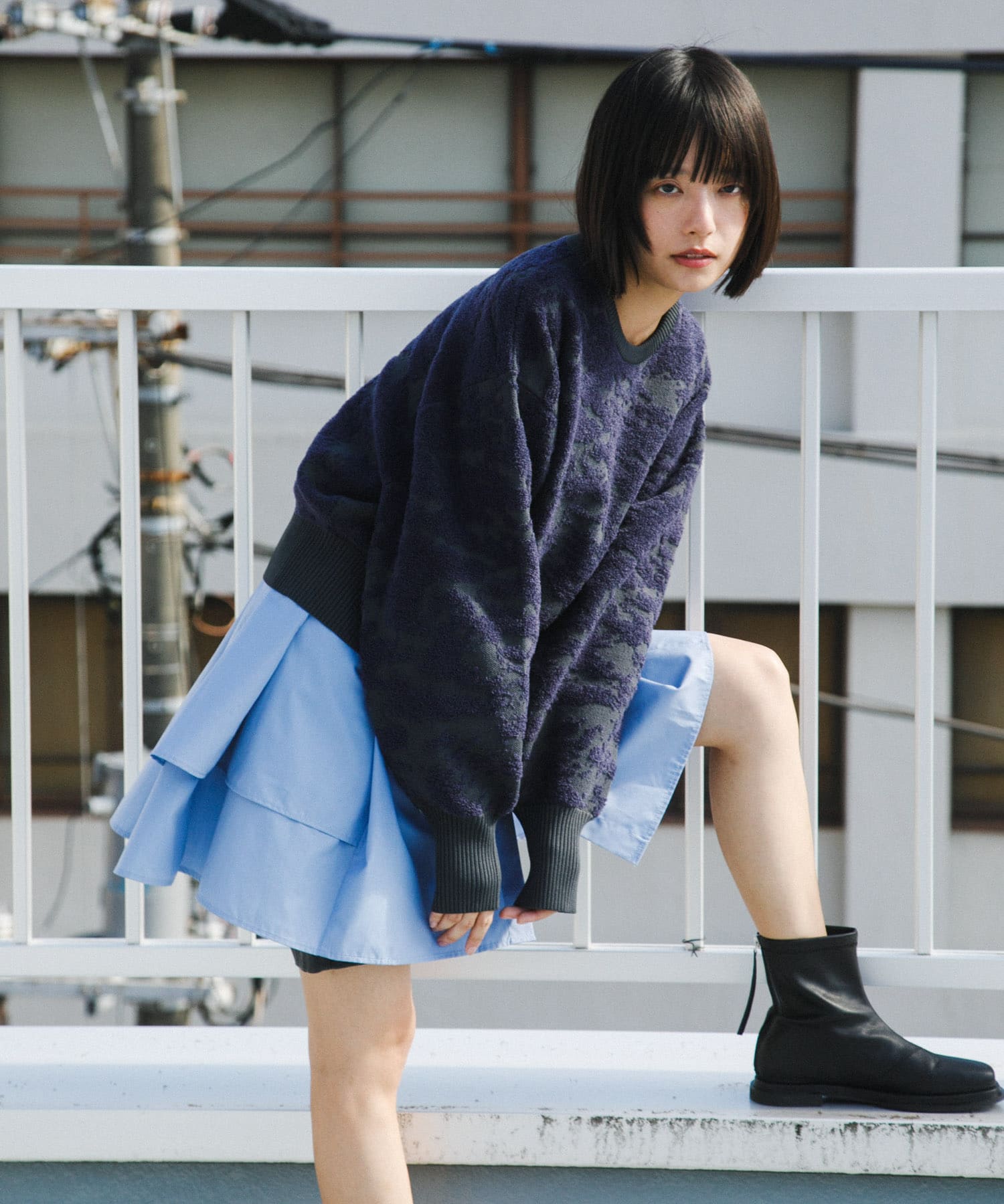 身長：168cm サイズ：one