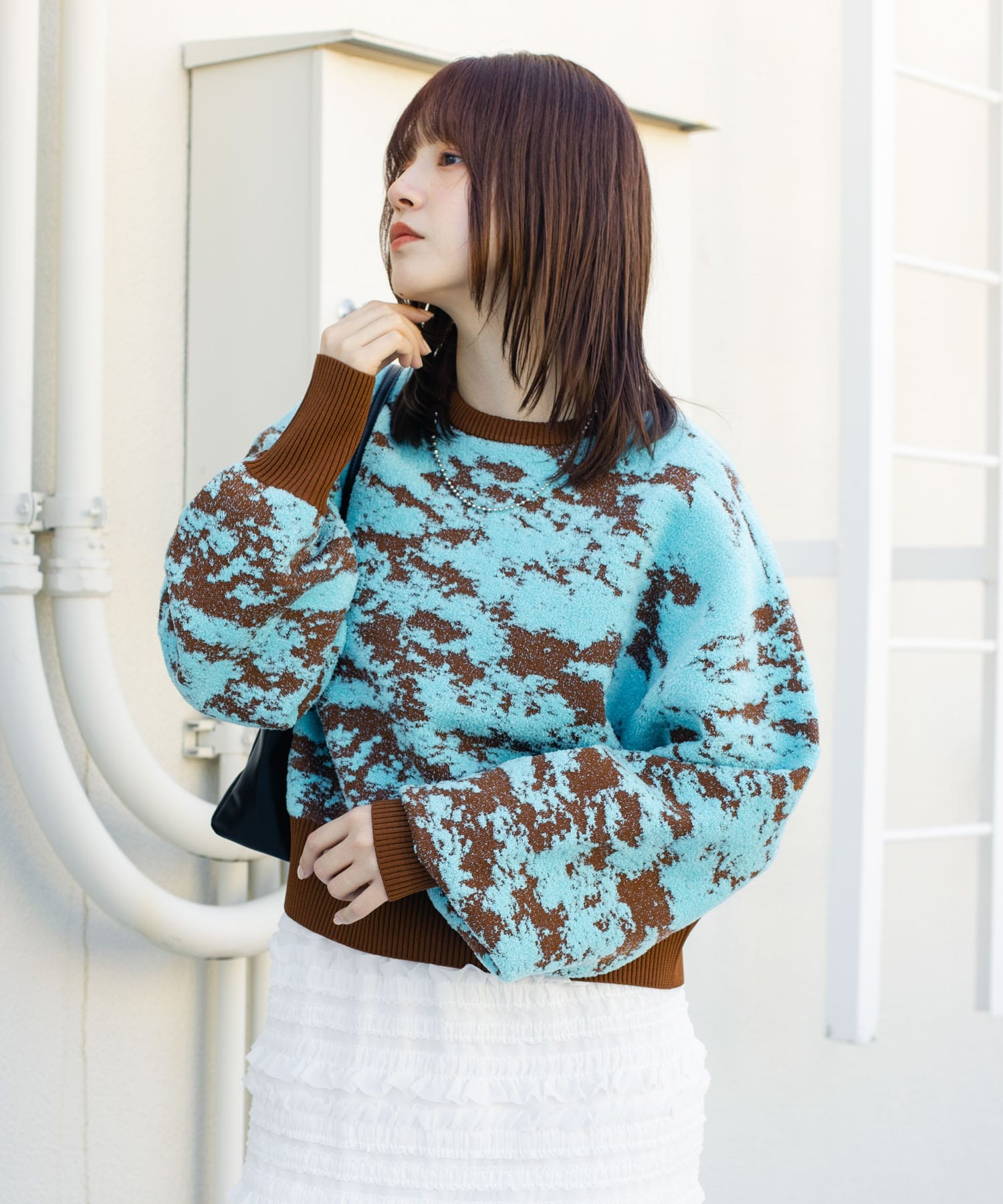 身長：160cm サイズ：one