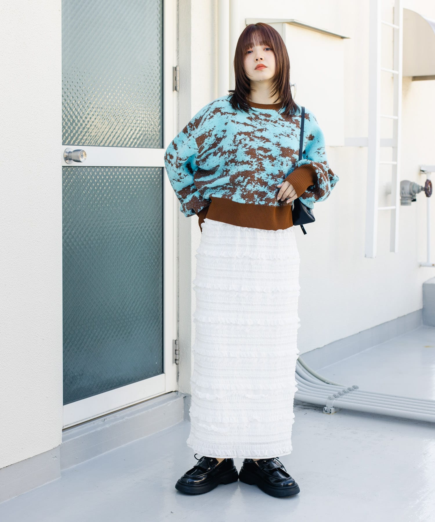 身長：160cm サイズ：one