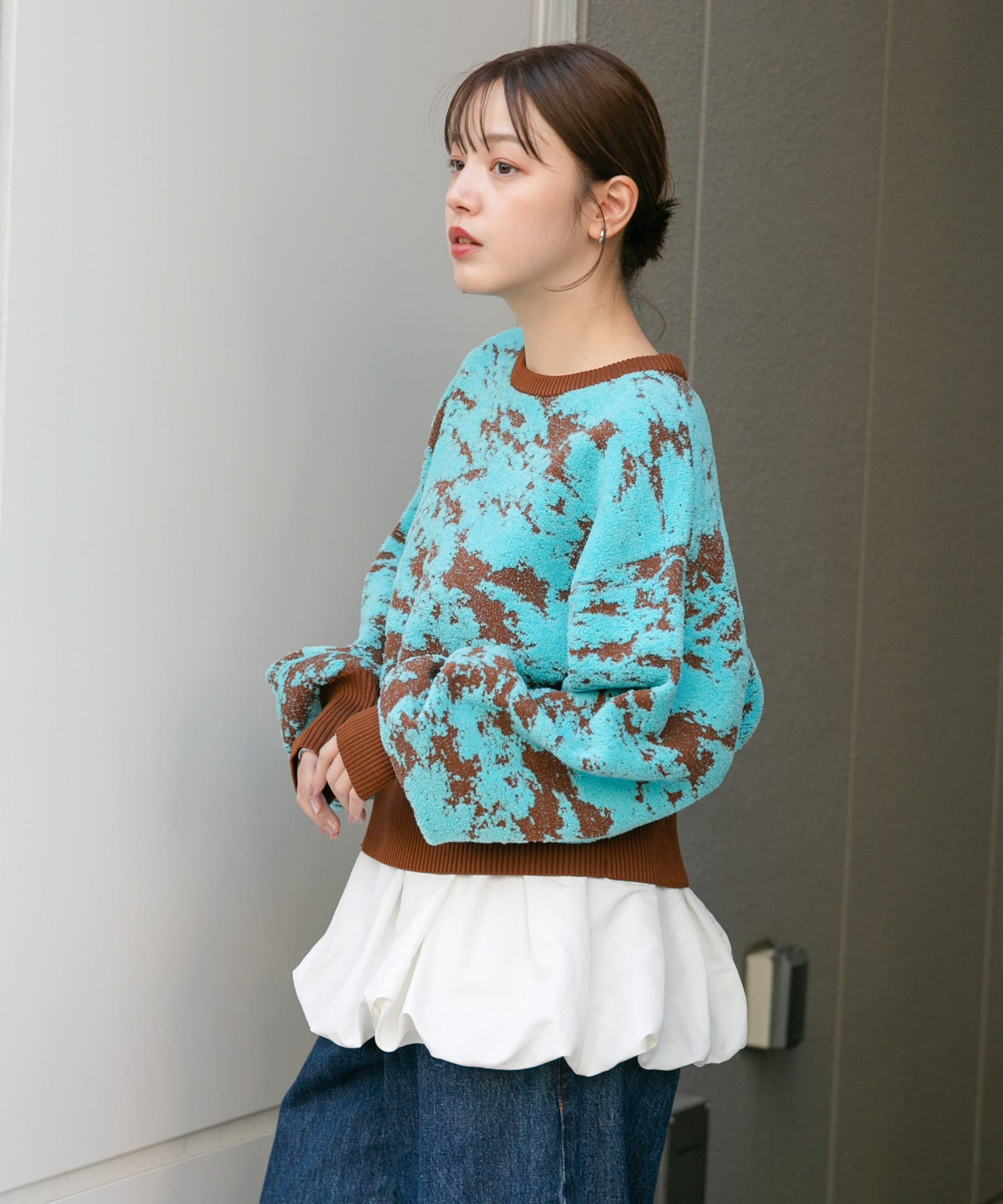 身長：160cm サイズ：one