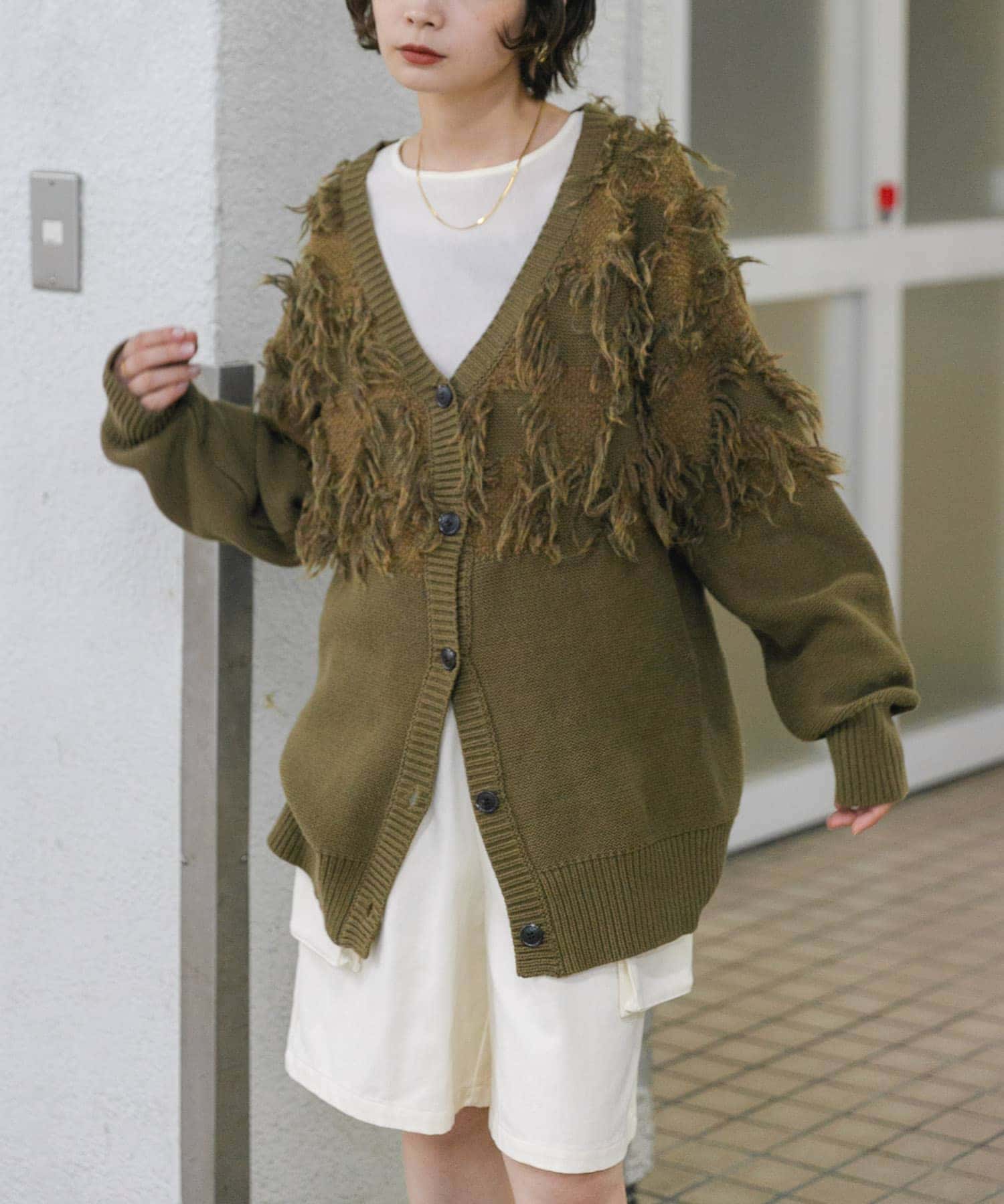 身長：160cm サイズ：one