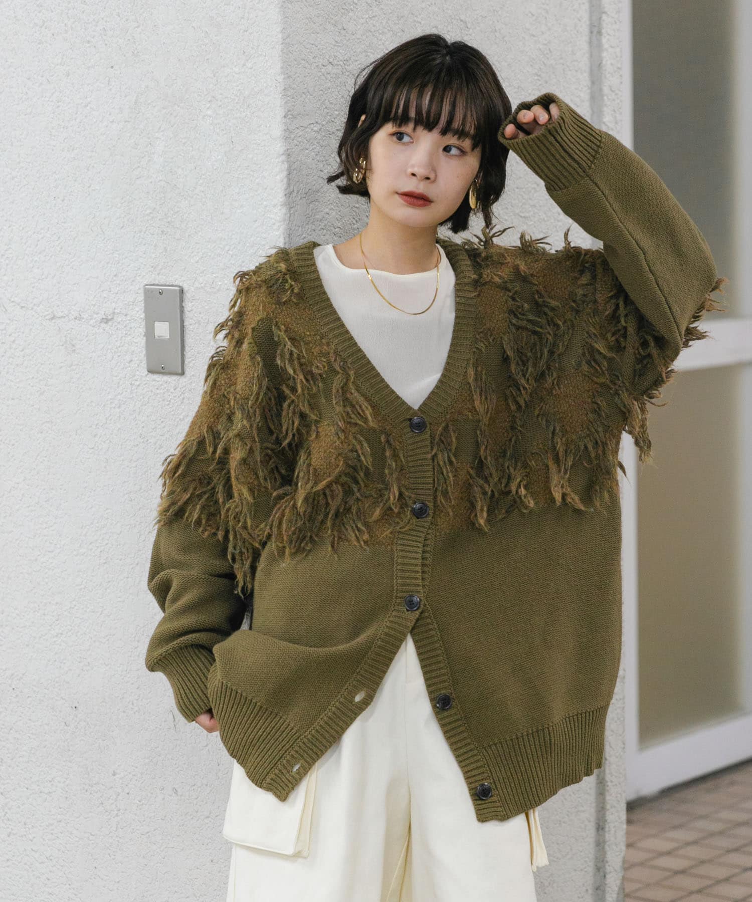 身長：160cm サイズ：one