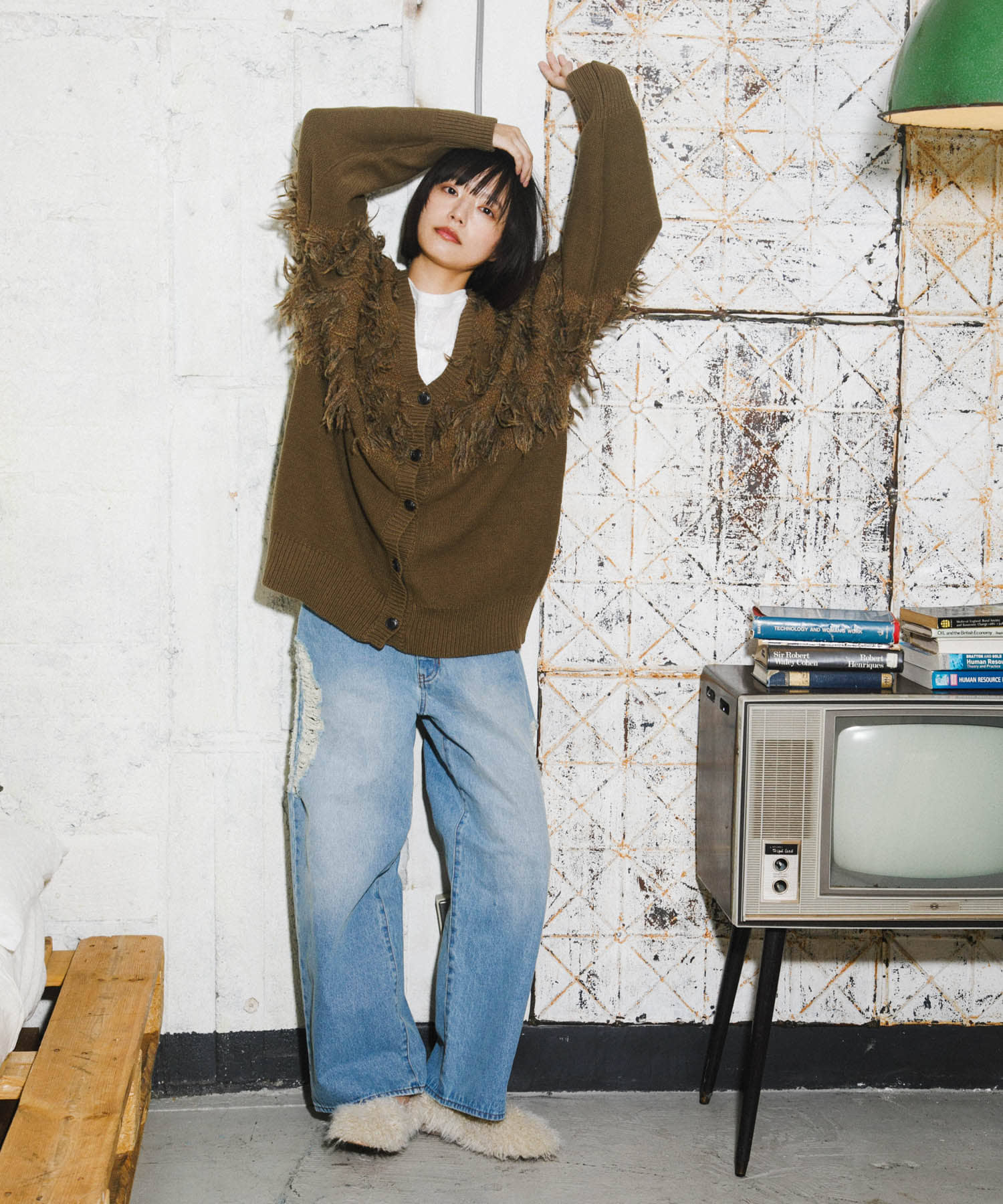 身長：168cm サイズ：one