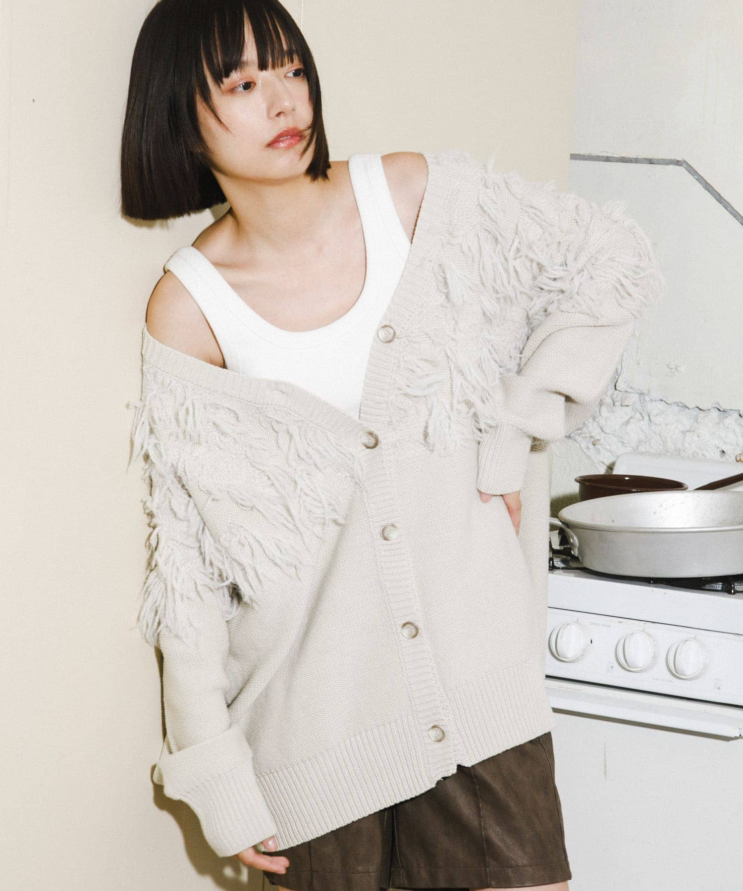 身長：168cm サイズ：one