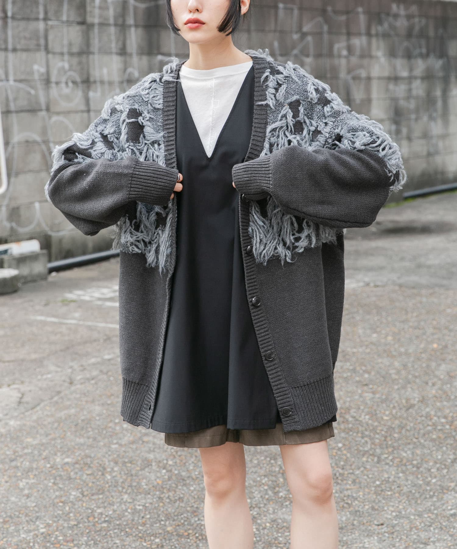 身長：160cm サイズ：one