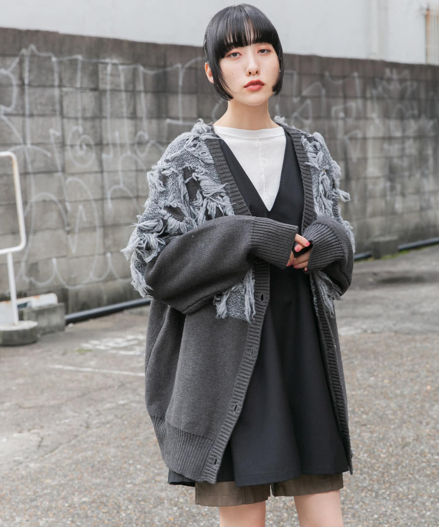 身長：160cm サイズ：one