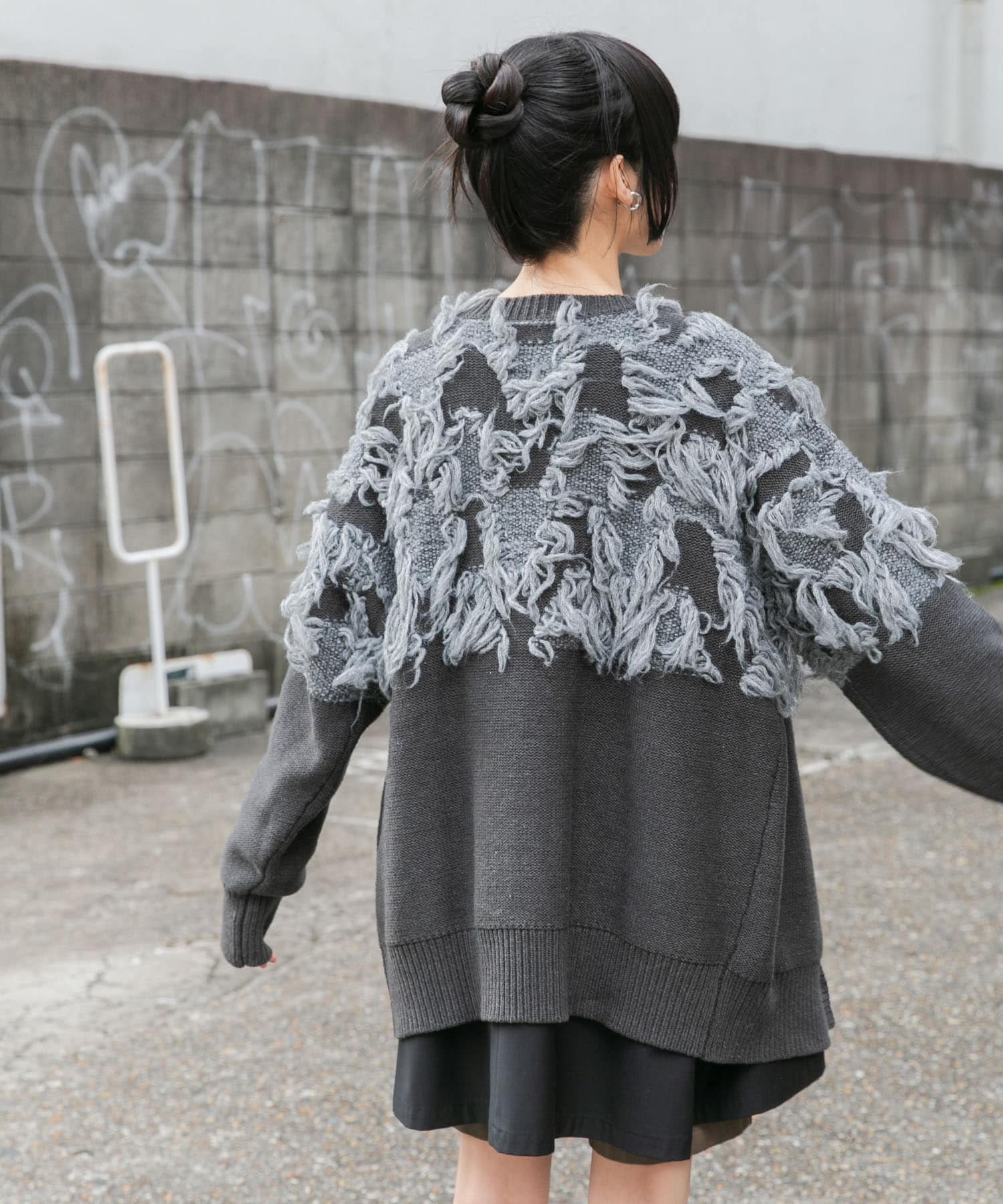 身長：160cm サイズ：one