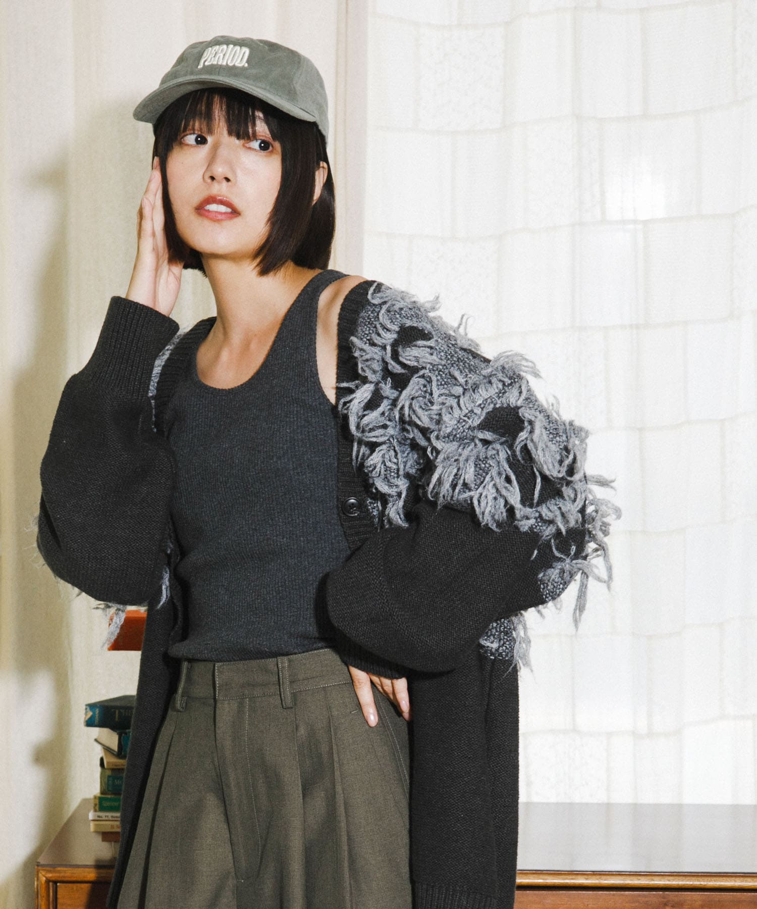 身長：168cm サイズ：one