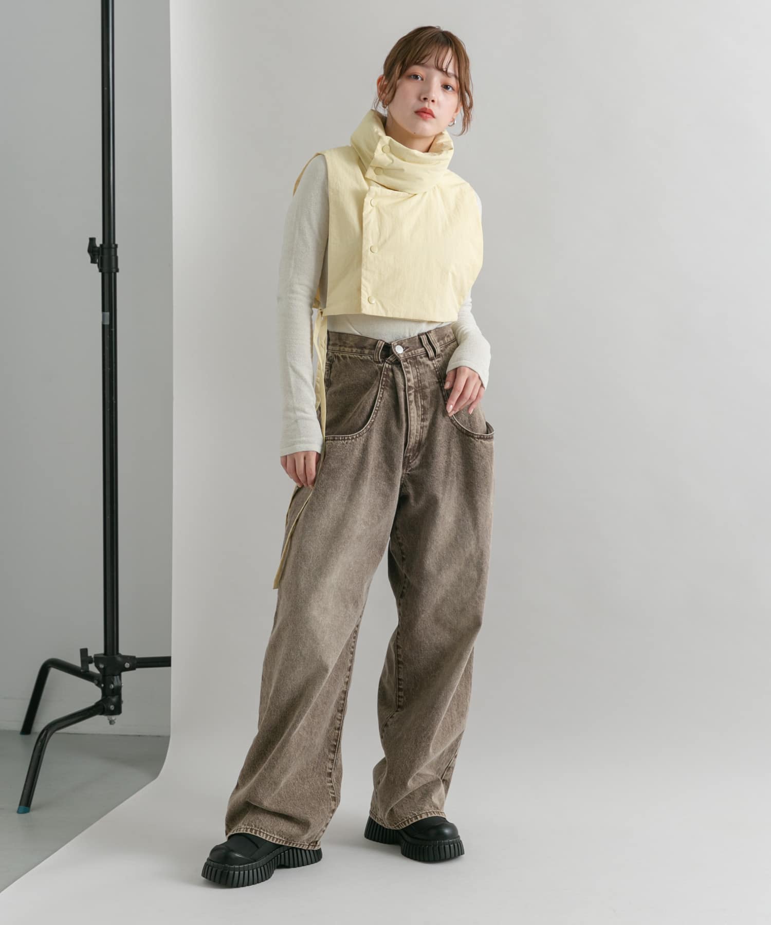 身長：160cm サイズ：one