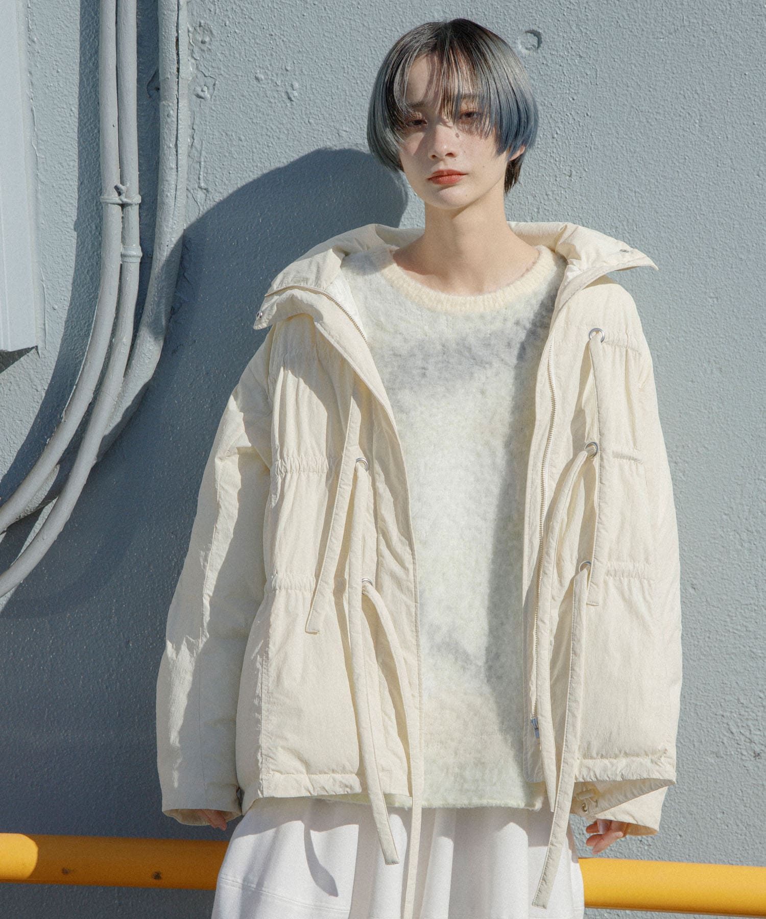 身長：159cm サイズ：one