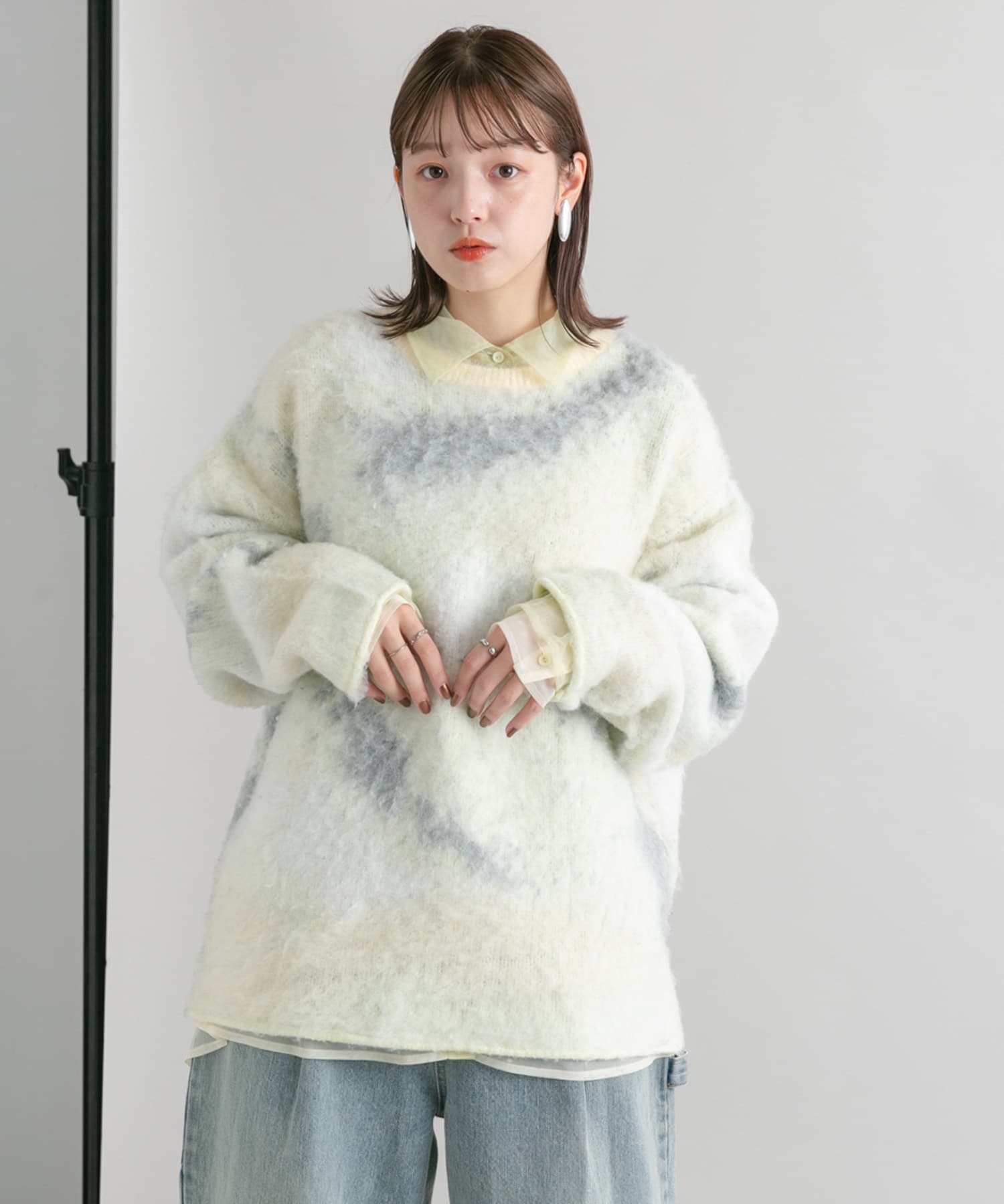 身長：160cm サイズ：one