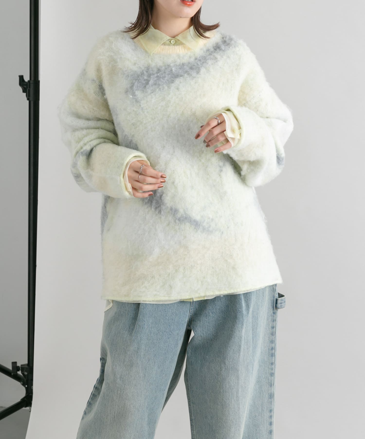 身長：160cm サイズ：one