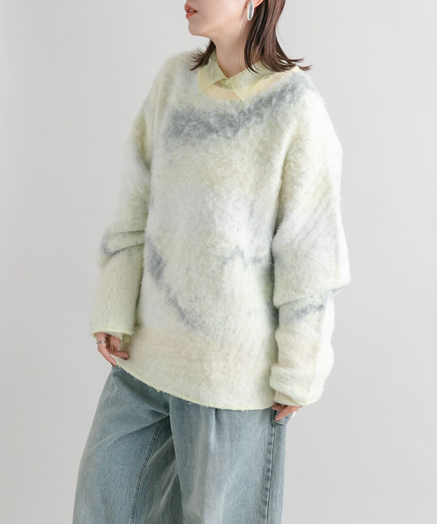 身長：160cm サイズ：one