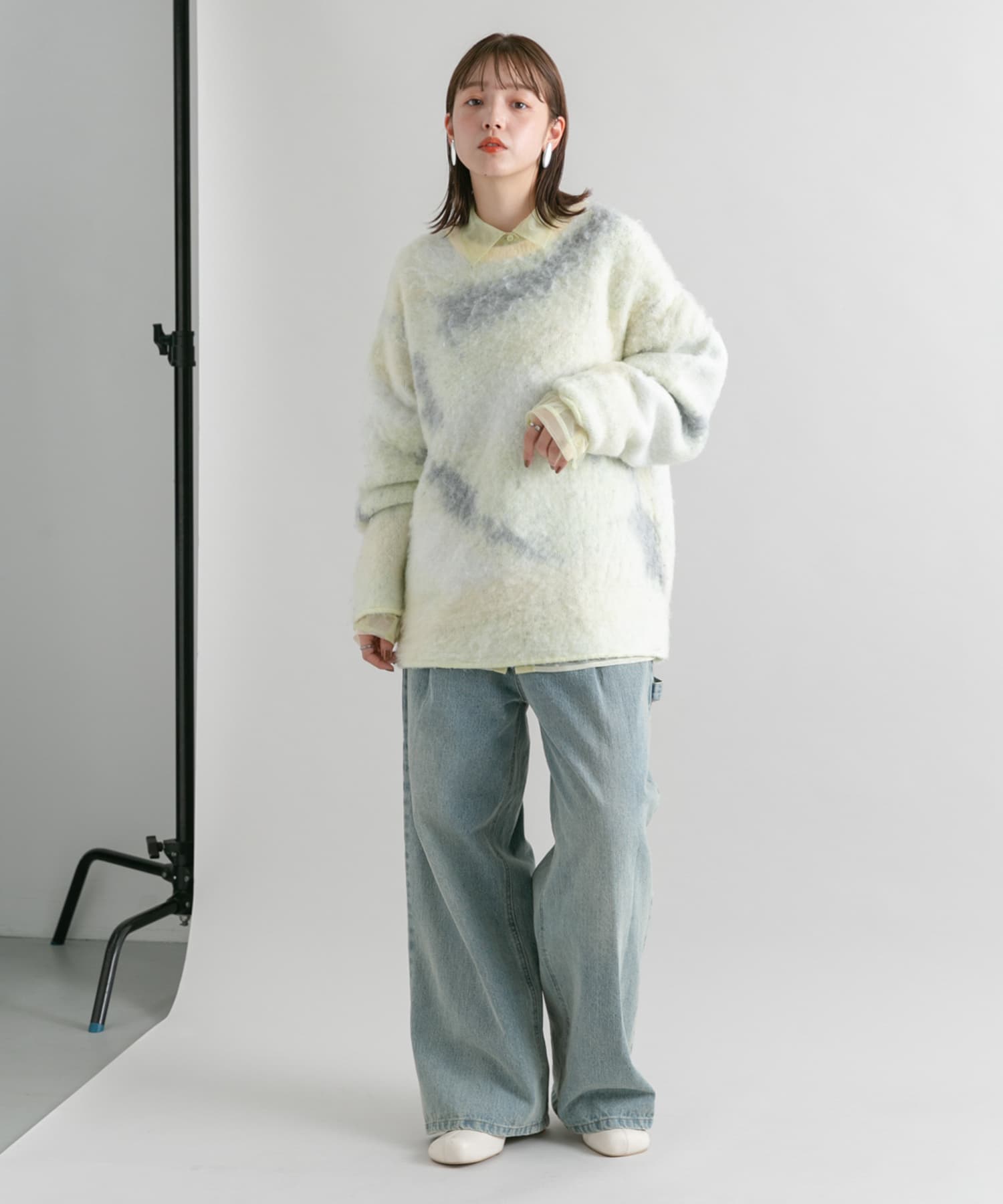 身長：160cm サイズ：one