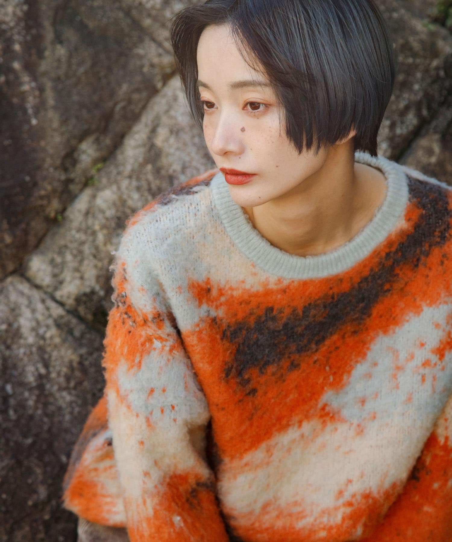 身長：159cm サイズ：one