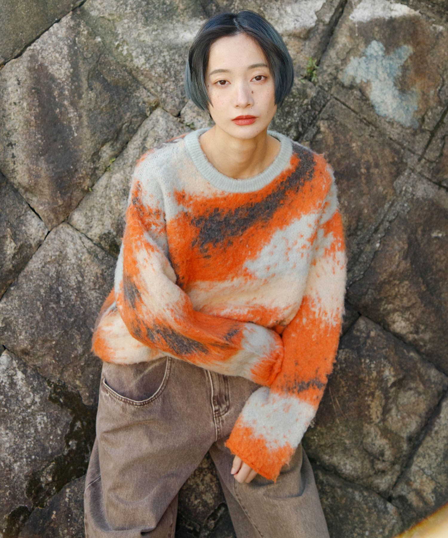 身長：159cm サイズ：one
