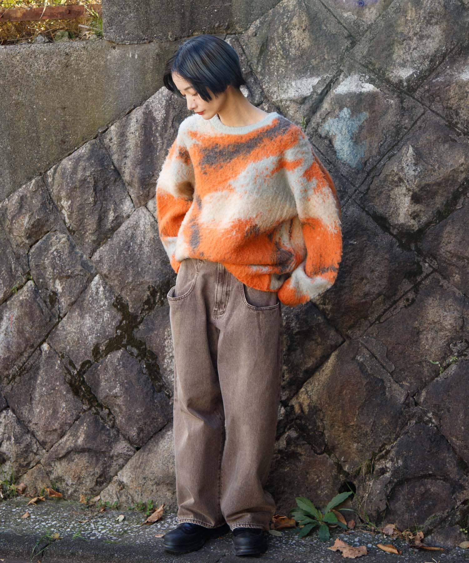 身長：159cm サイズ：one