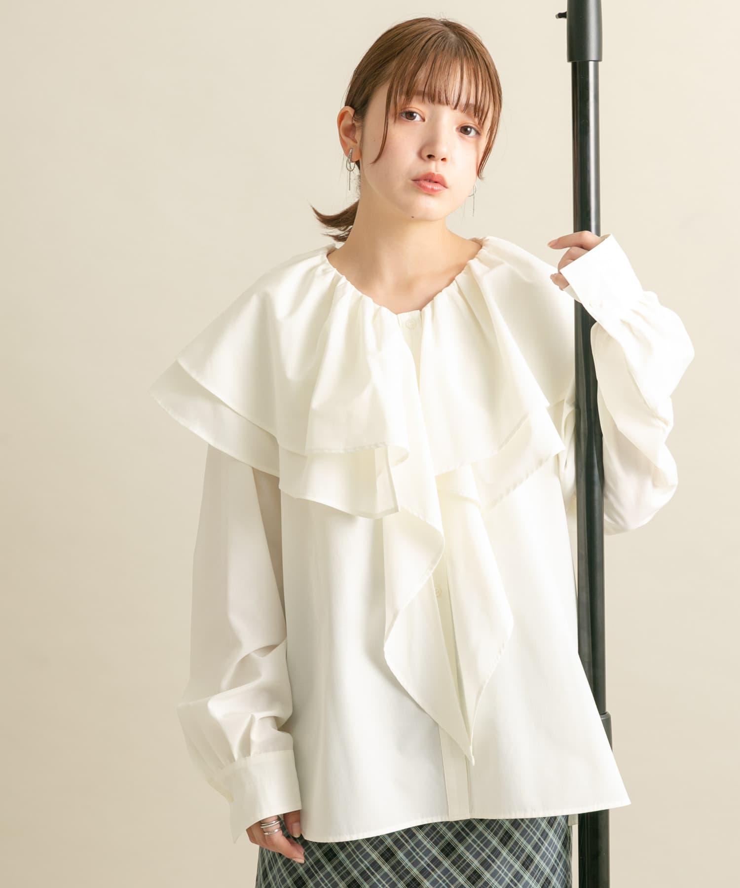 身長：160cm サイズ：one