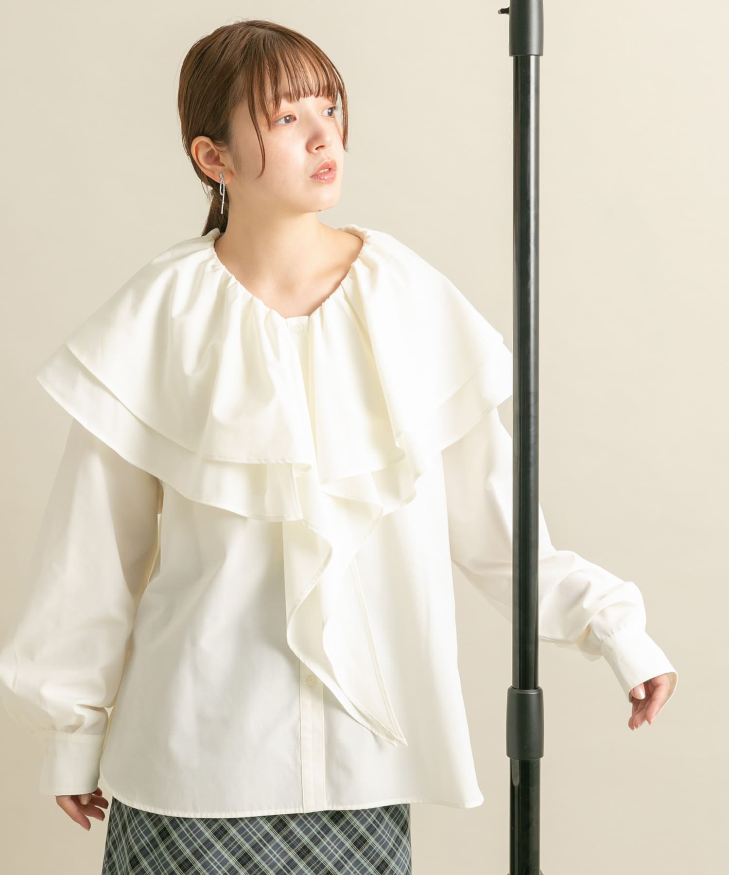 身長：160cm サイズ：one