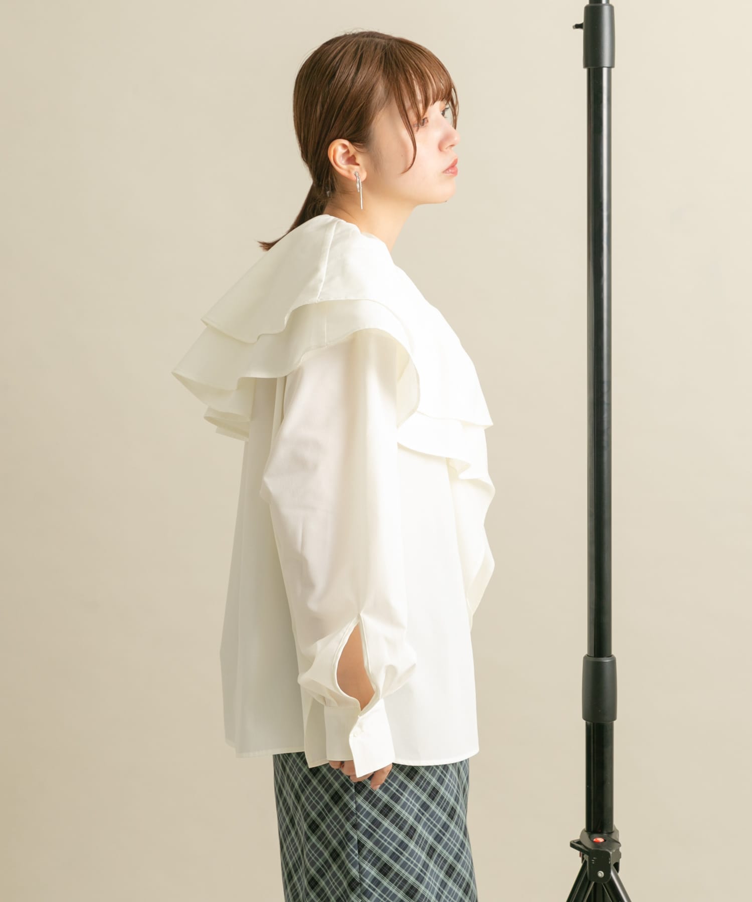 身長：160cm サイズ：one