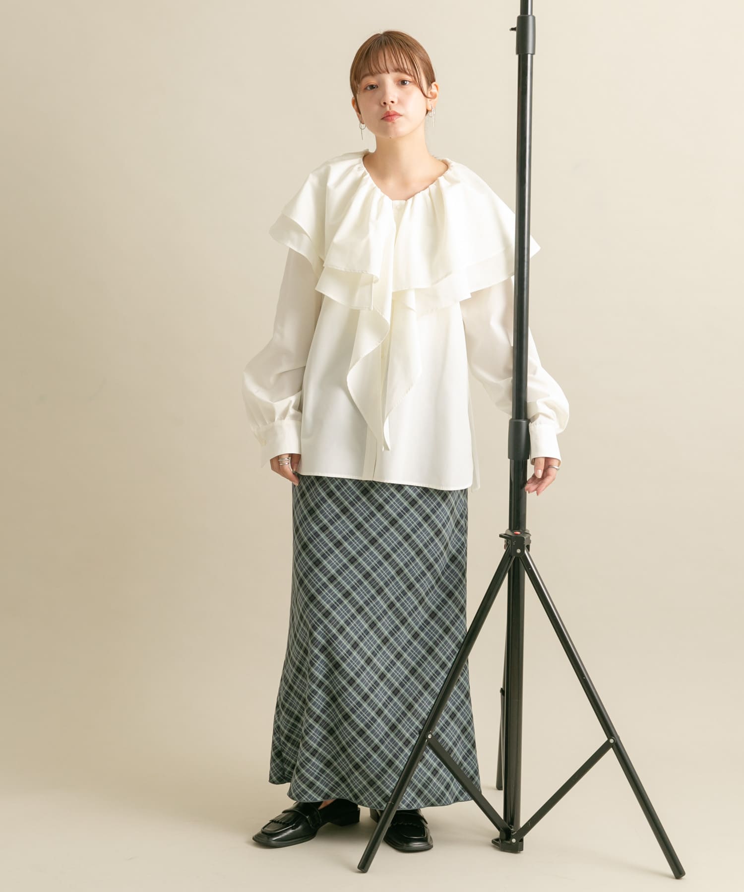 身長：160cm サイズ：one