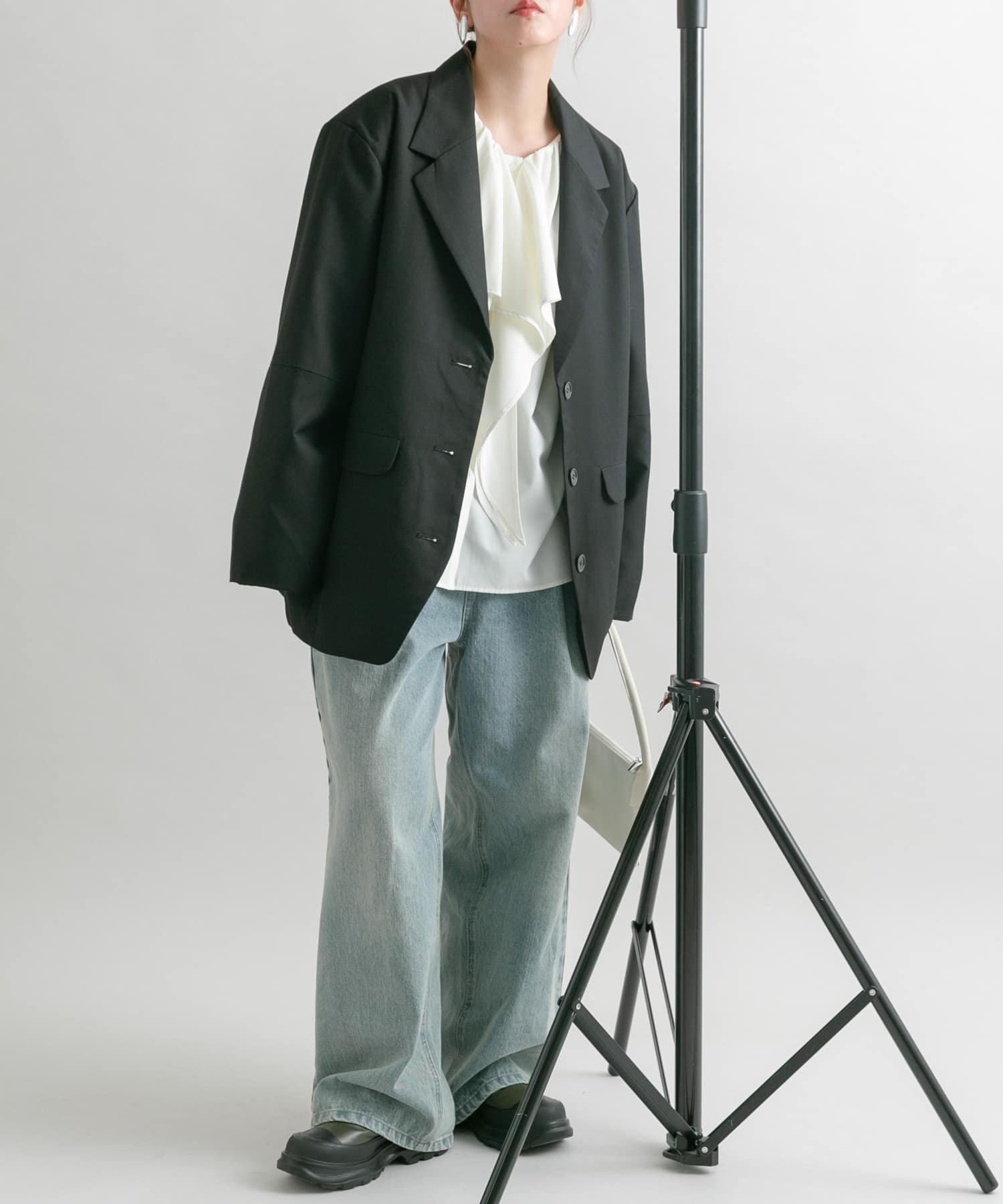 身長：160cm サイズ：one