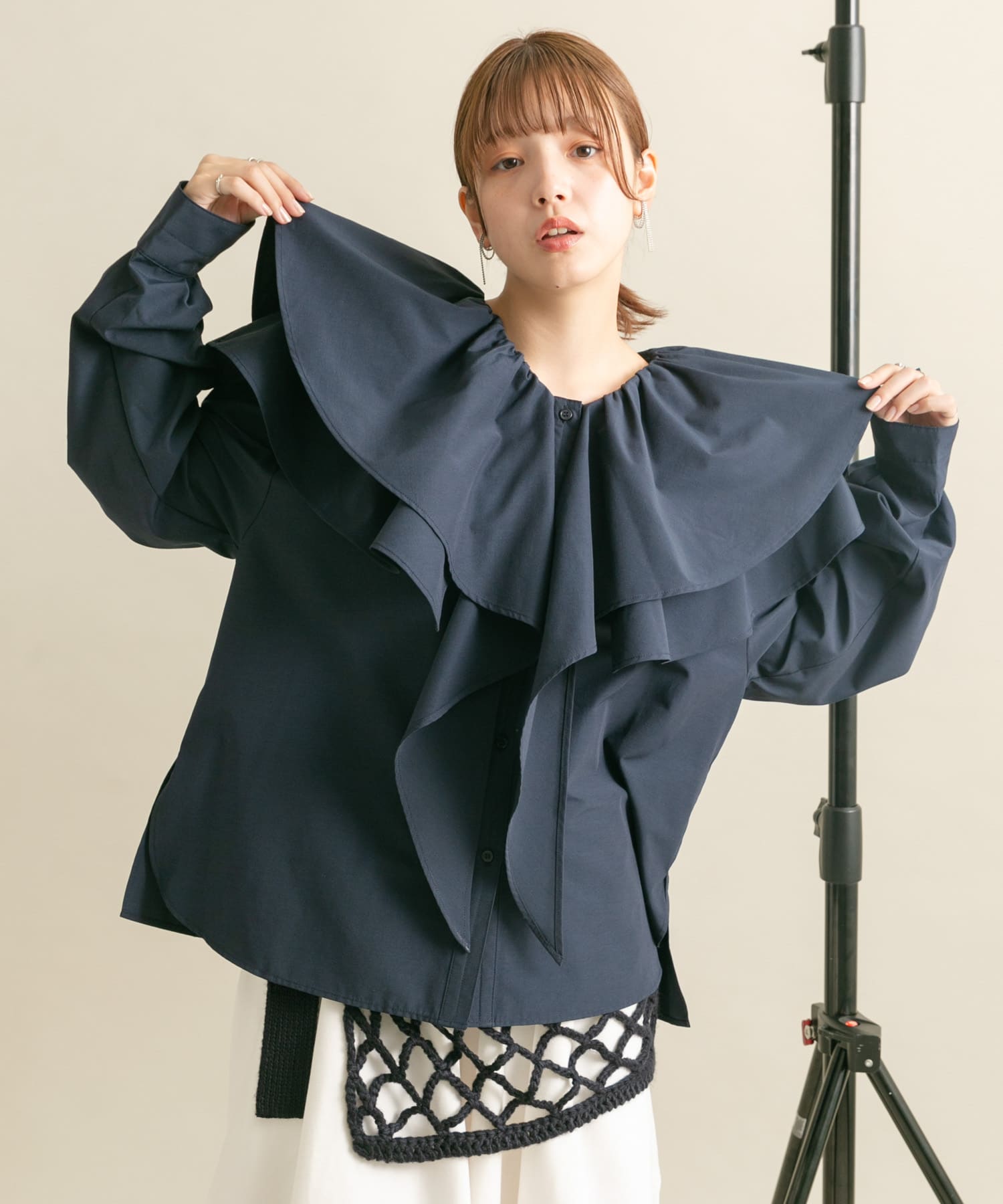 身長：160cm サイズ：one