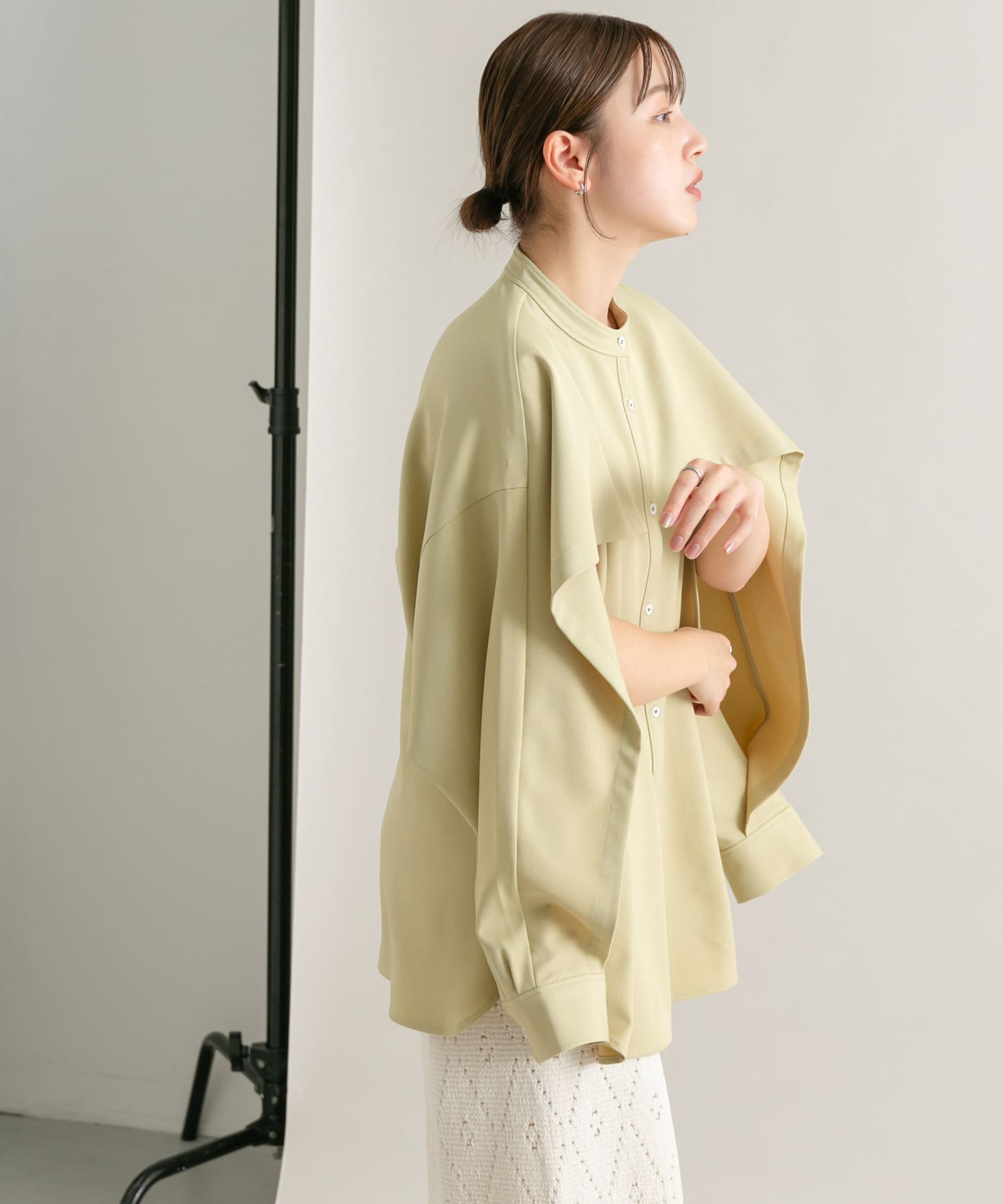 身長：160cm サイズ：one