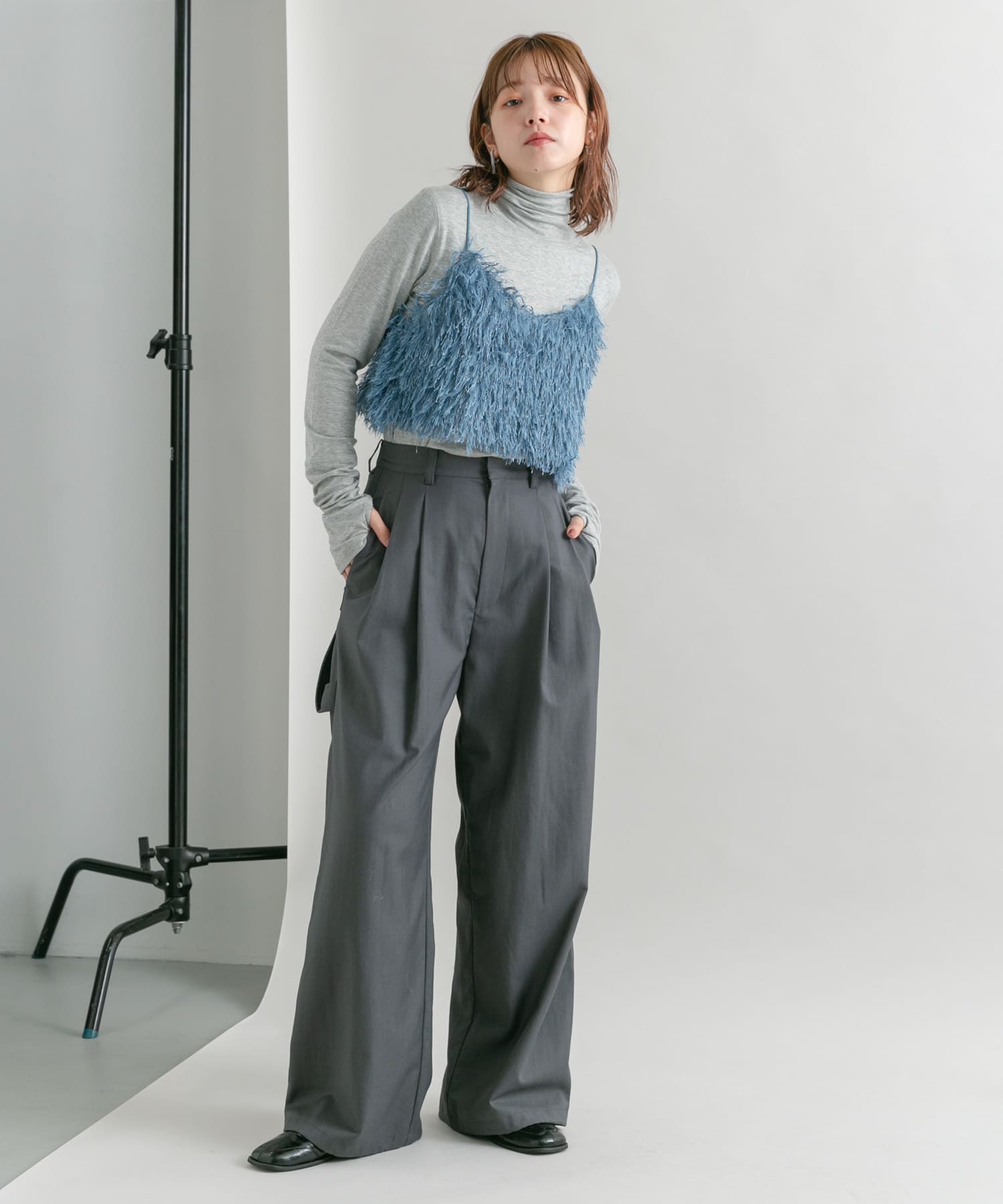 身長：160cm サイズ：one